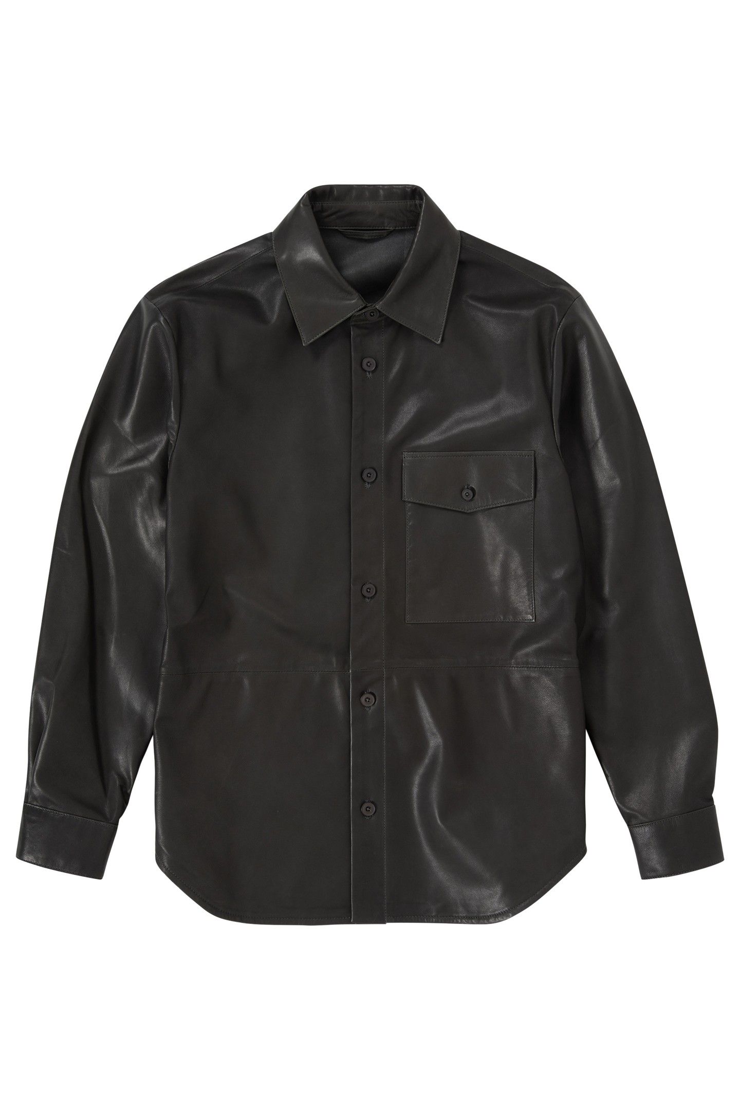 RELAXED UTILITY SHIRT & BLOUSES TAPENADE GREY 4