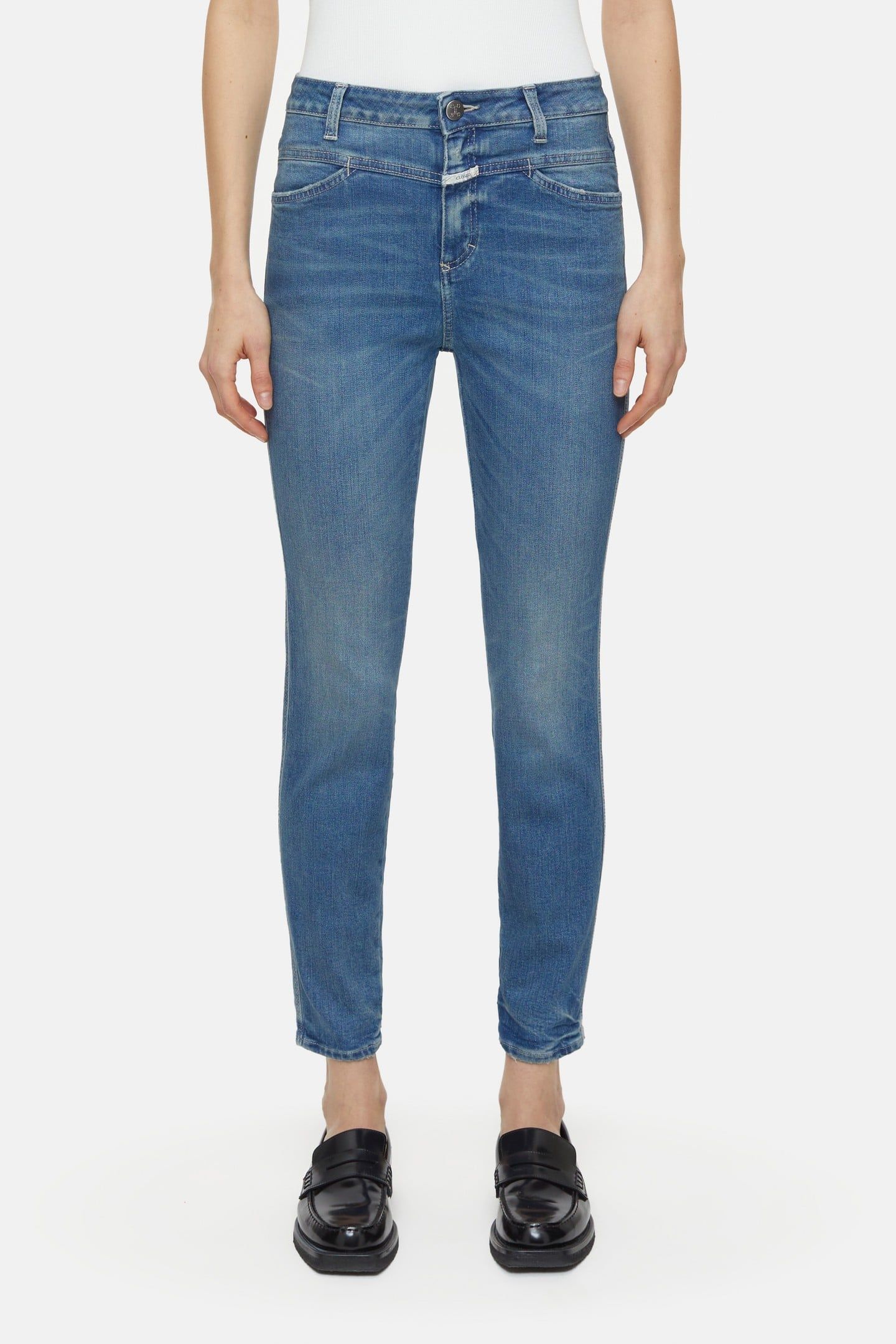 SKINNY PUSHER JEANS DARK BLUE 1