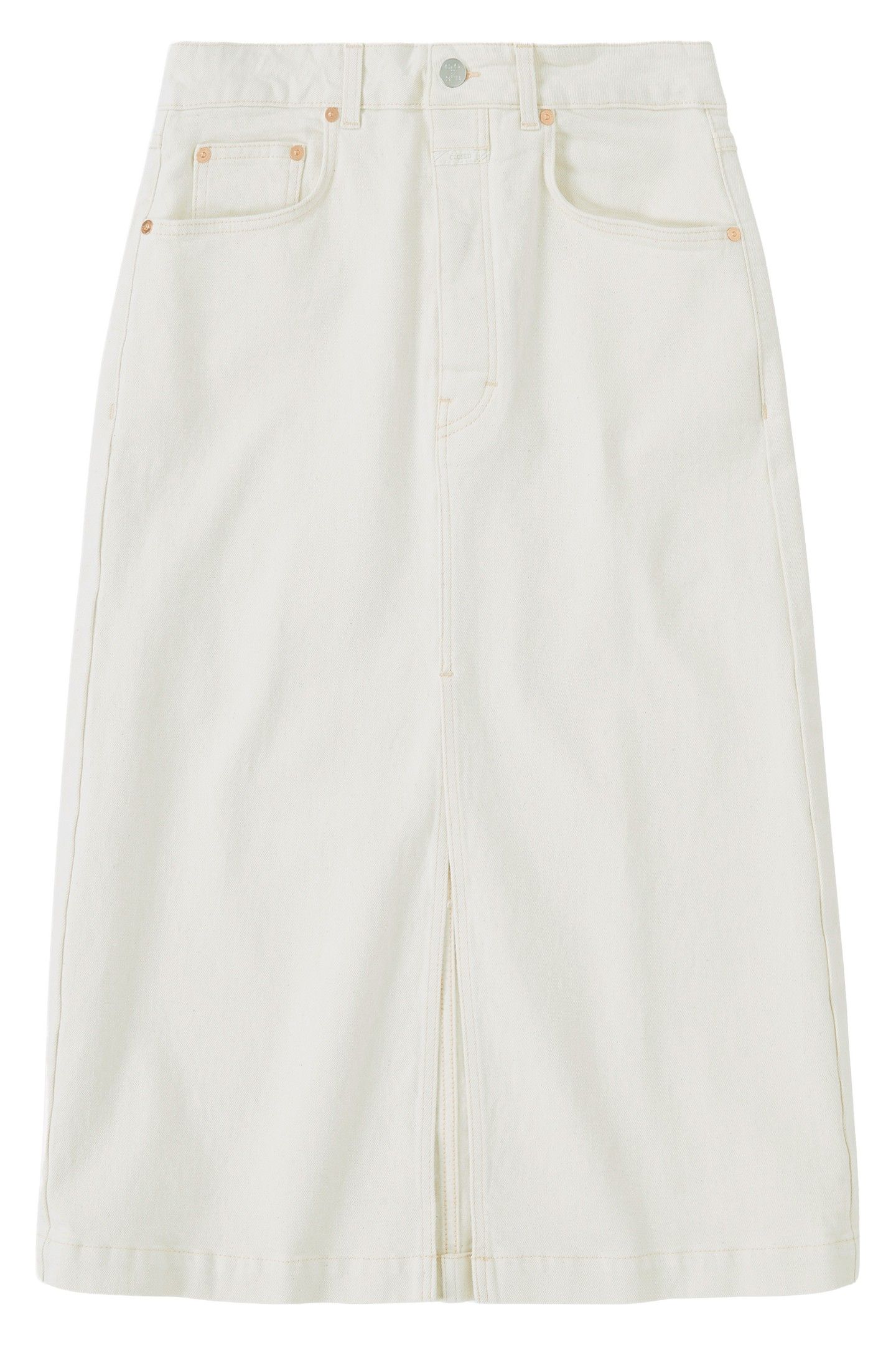 LOW WAIST SKIRT IVORY 4