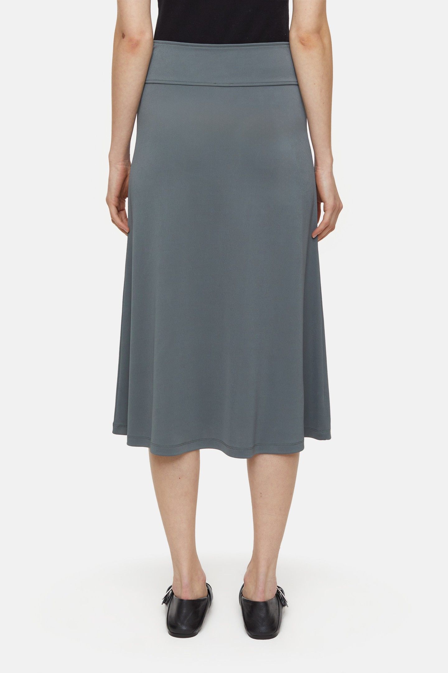 JERSEY SKIRT PINI GREEN 4