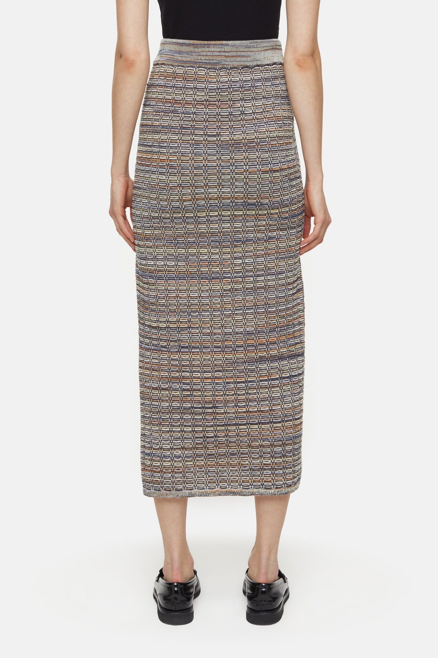 SLIM TUBE SKIRT HERITAGE GREY 4