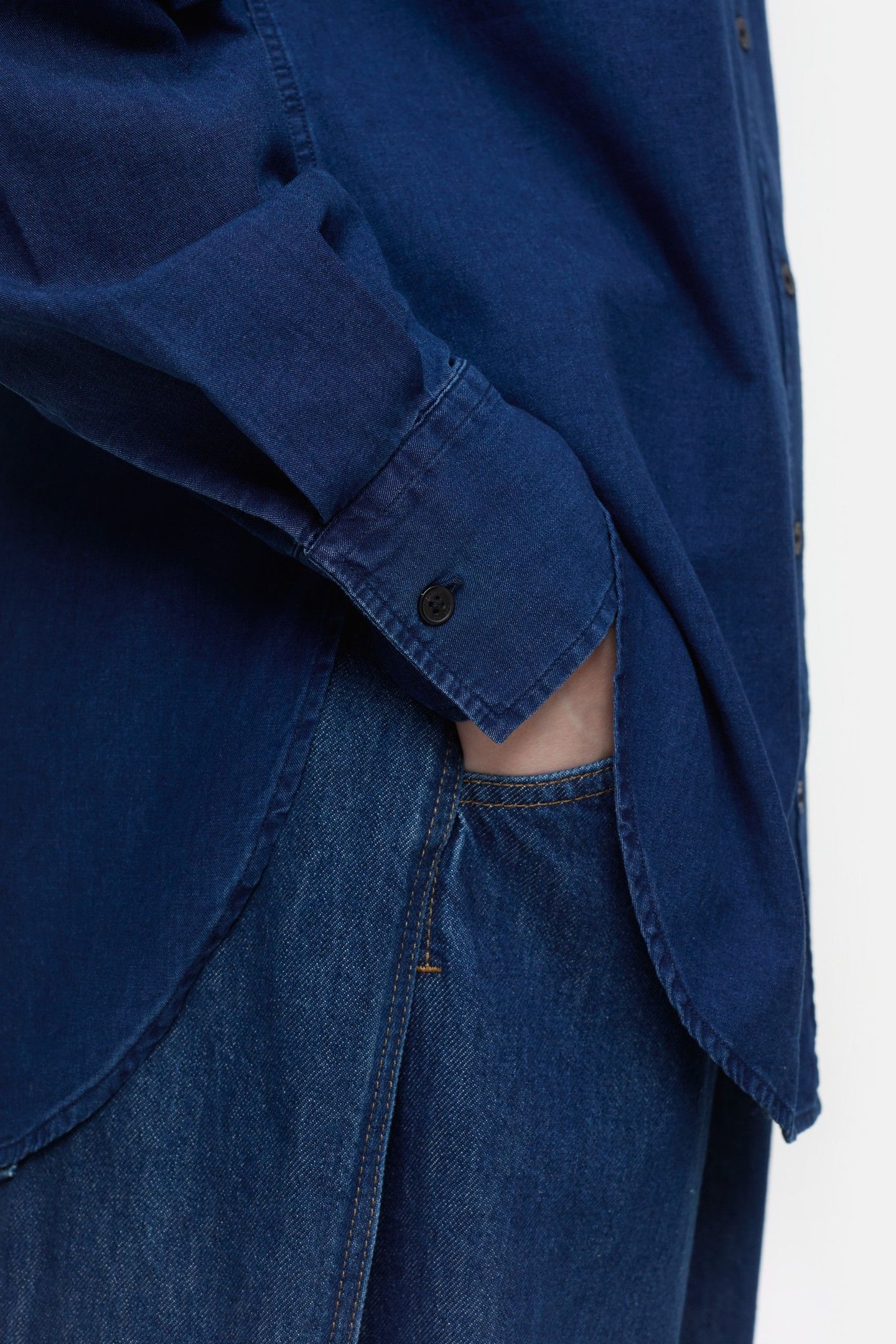 FITTED SHIRT & BLOUSES DARK BLUE 6