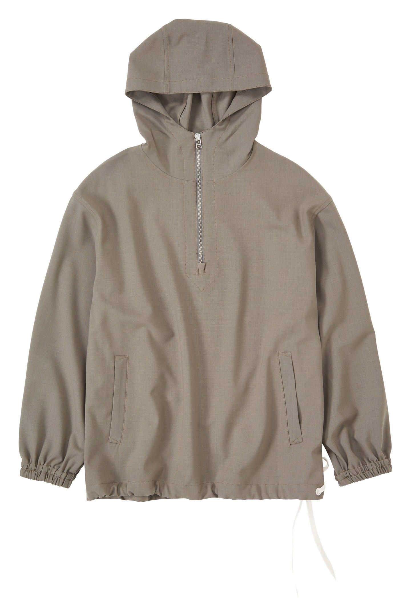 WOVEN HOODIE SHIRTS & BLOUSES HERITAGE GREY 4