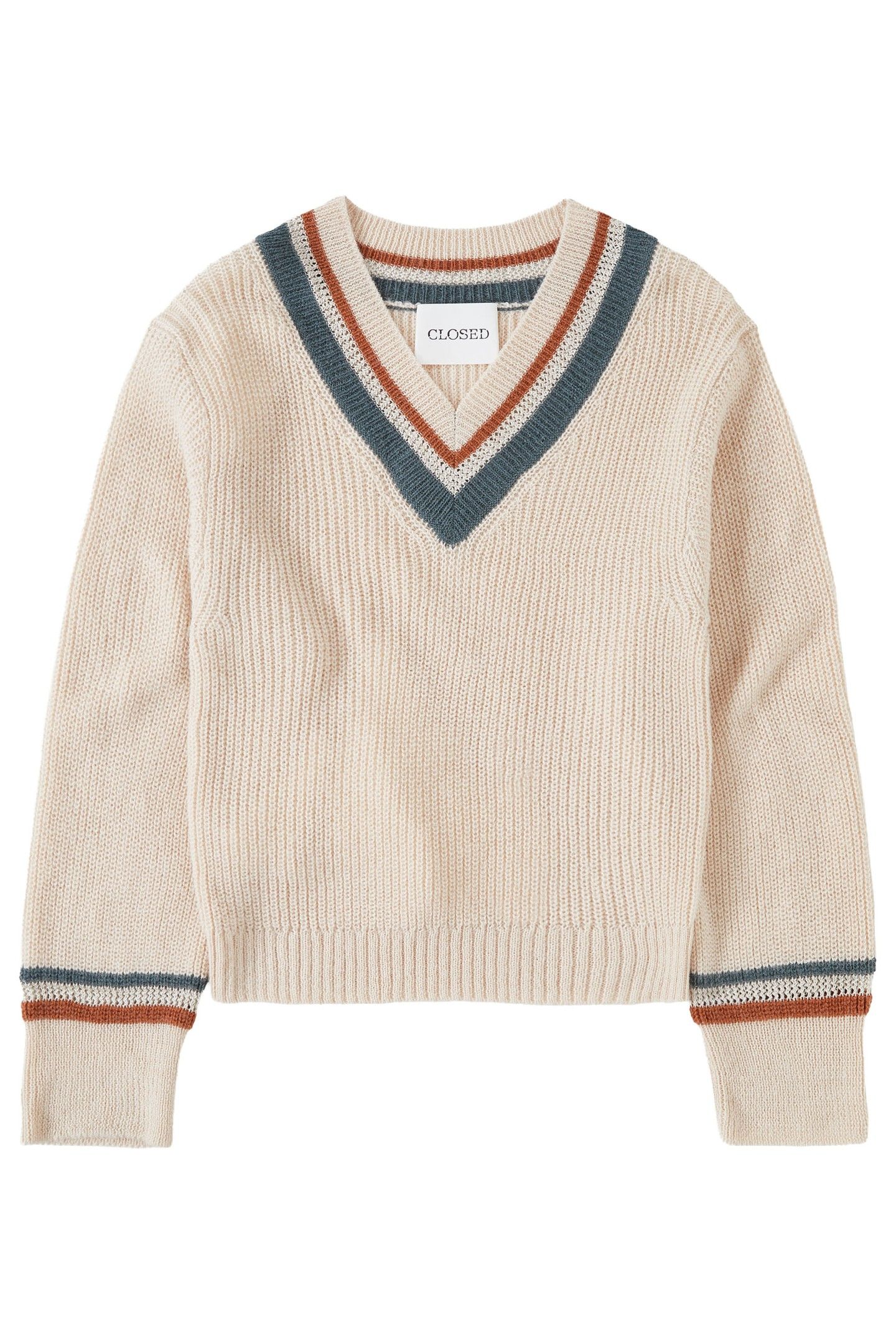 DEEP V-NECK KNITS ALBICOCCA 4