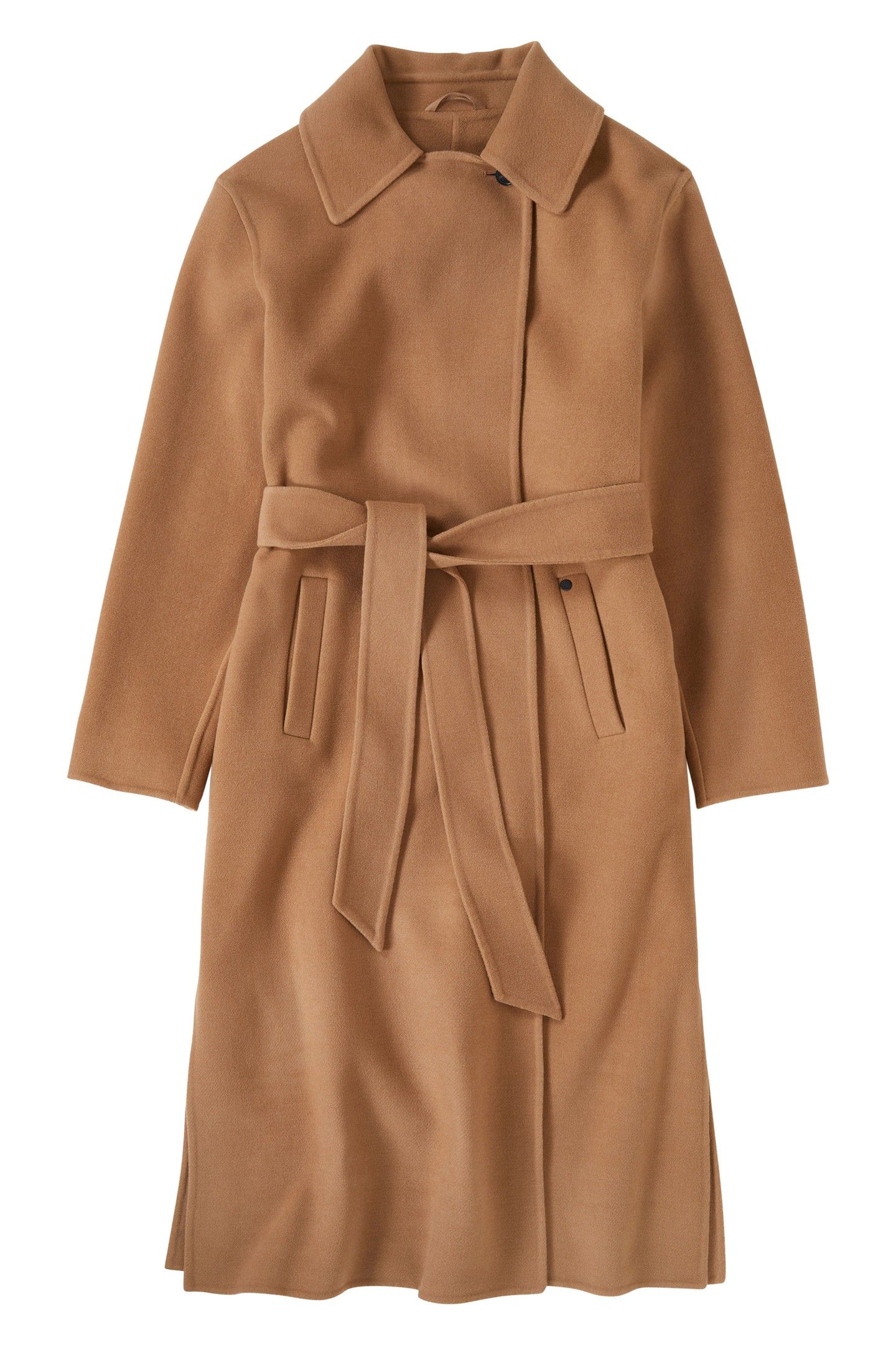 WRAP COAT JACKET BISCOTTI BROWN 4