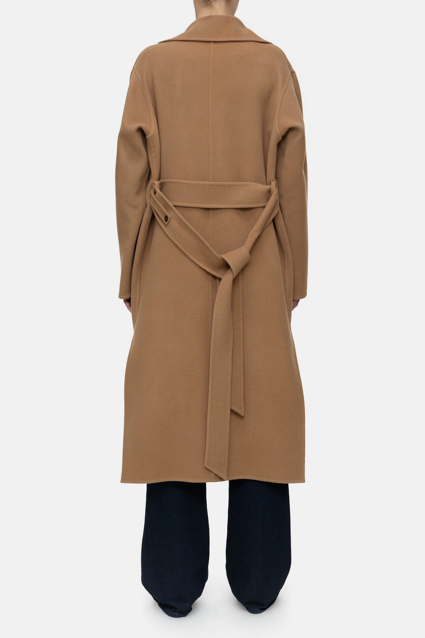 WRAP COAT JACKET BISCOTTI BROWN 3