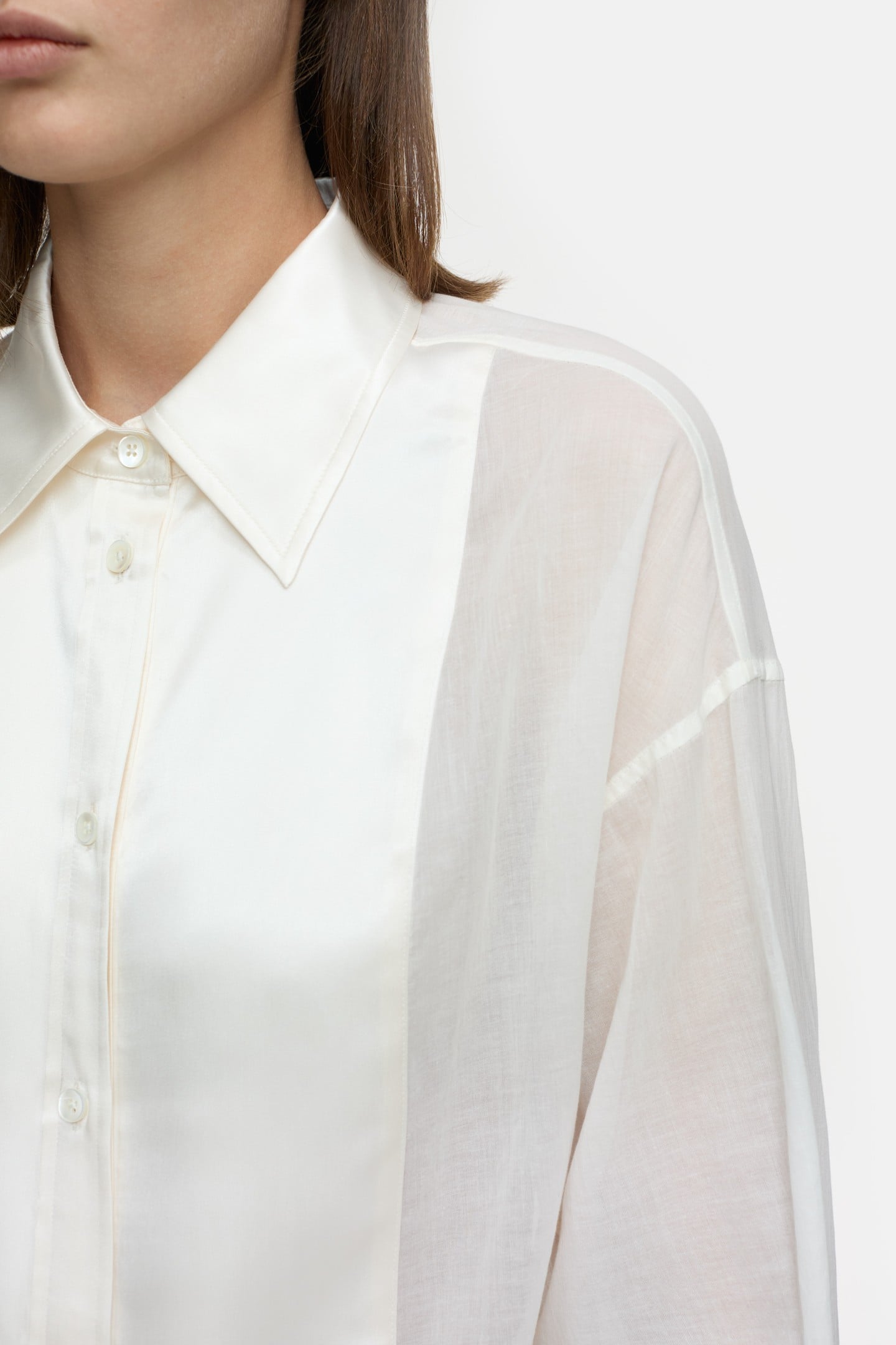TUXEDO SHIRT & BLOUSES IVORY 3