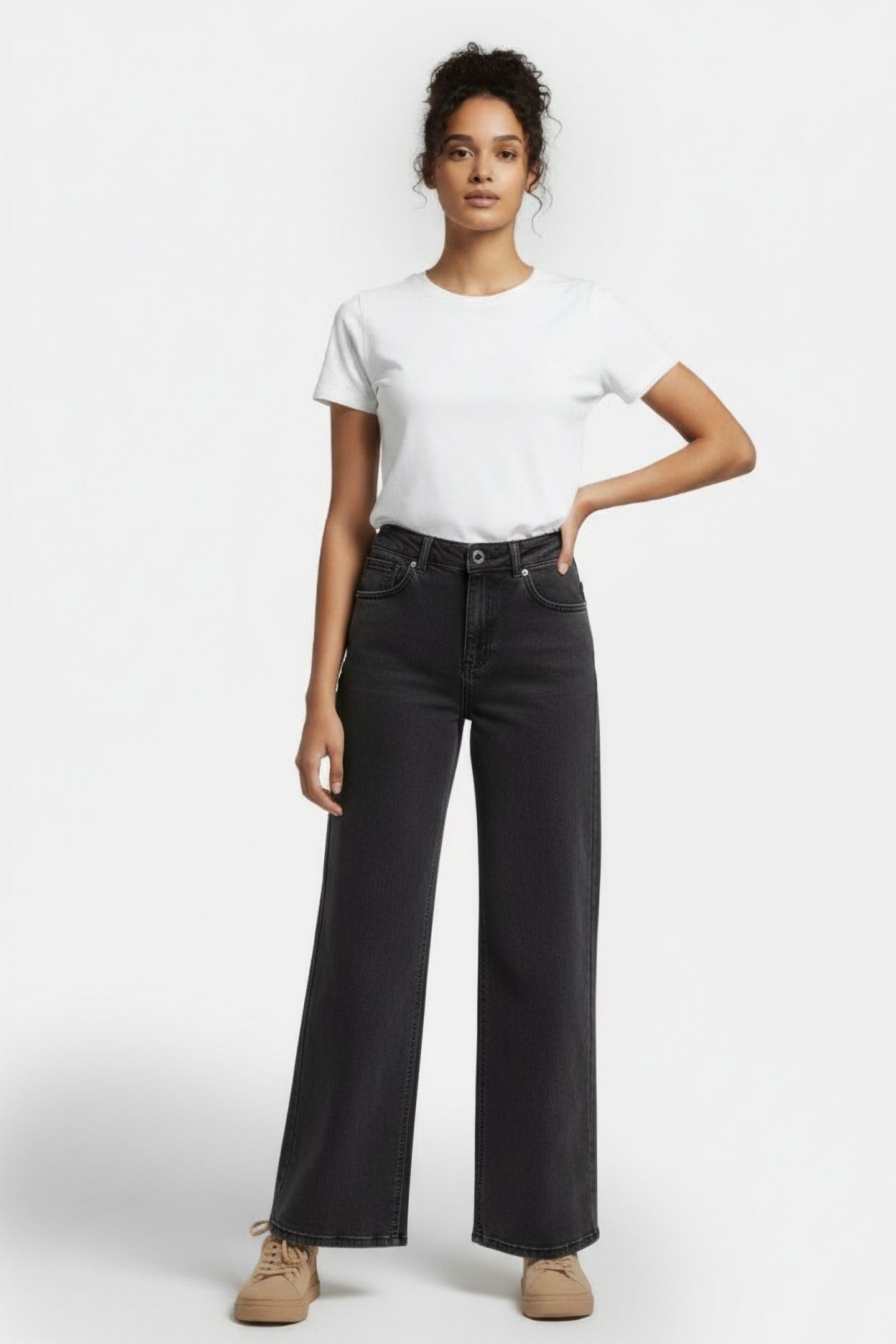JEANS-HOSE GREY DENIM 1