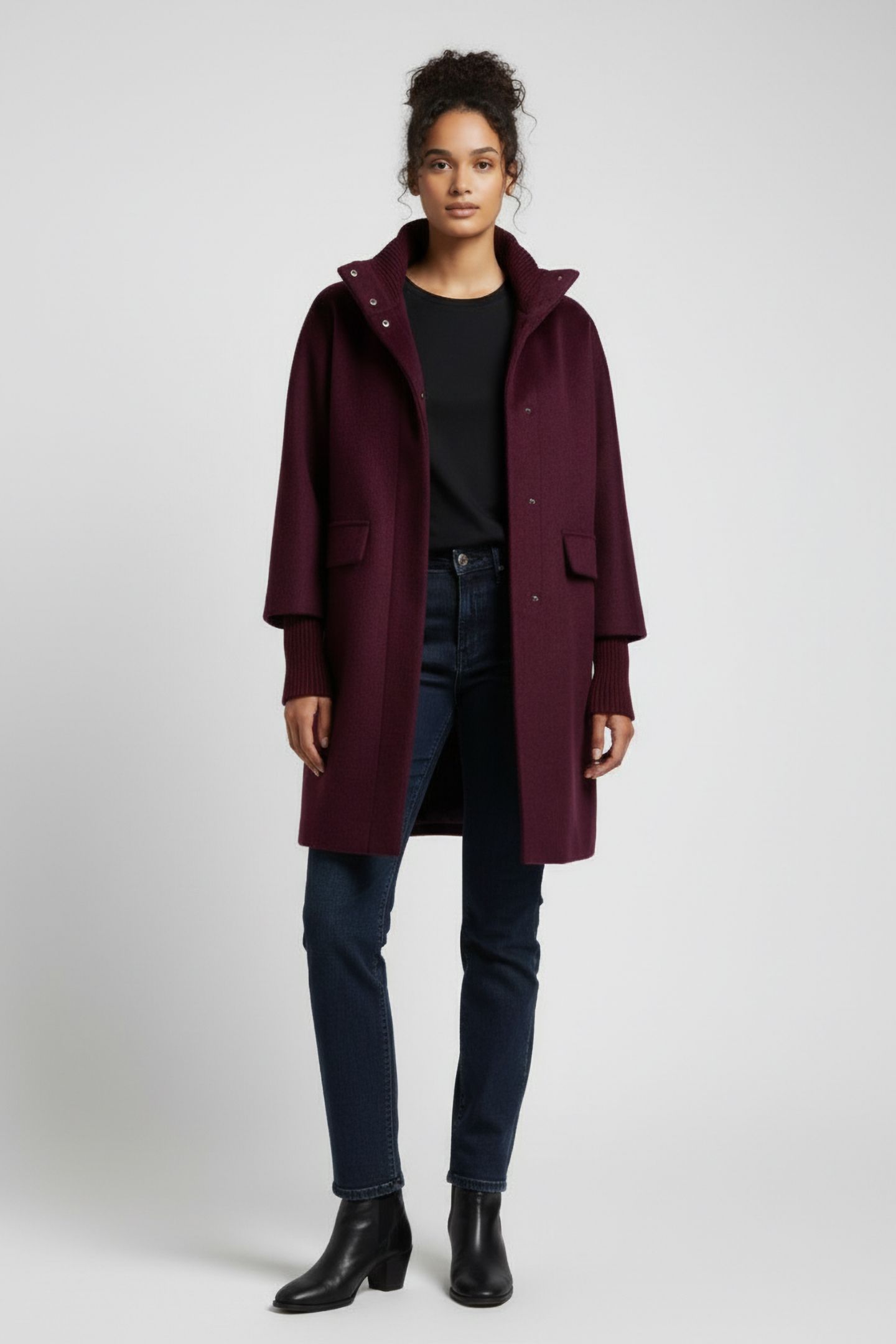 JACKEN OUTDOOR AUBERGINE 1