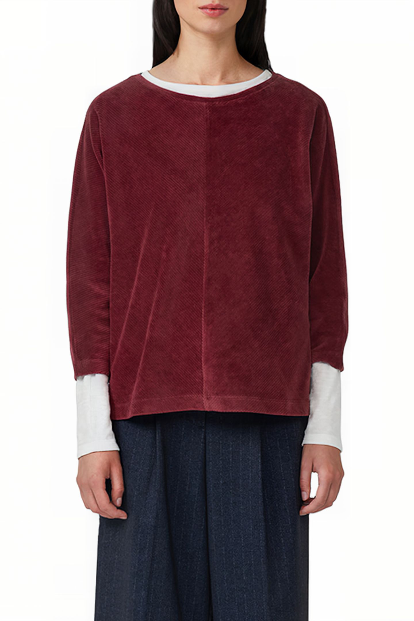 SWEATSHIRTS BURGUNDY 1