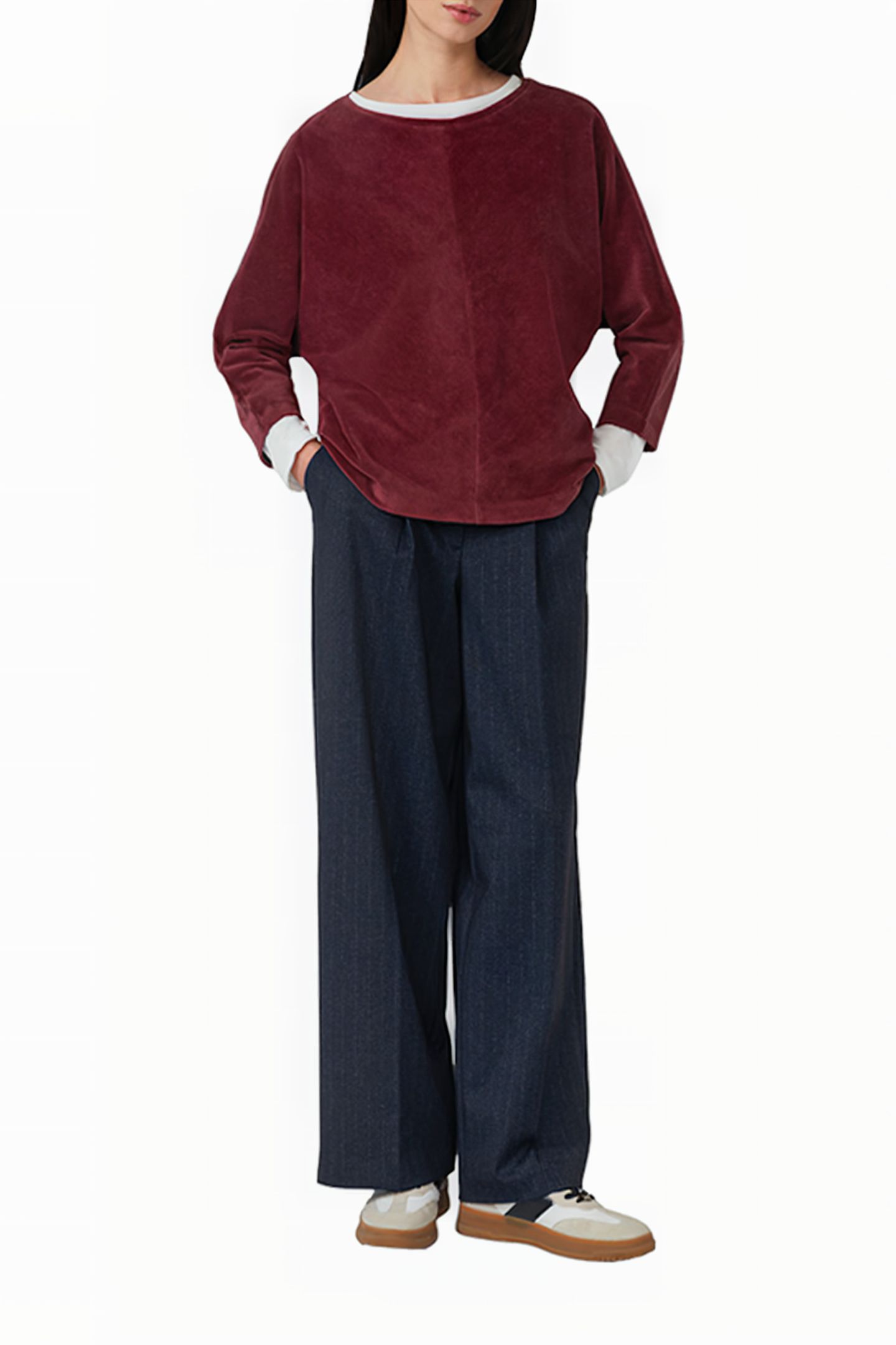 SWEATSHIRTS BURGUNDY 2