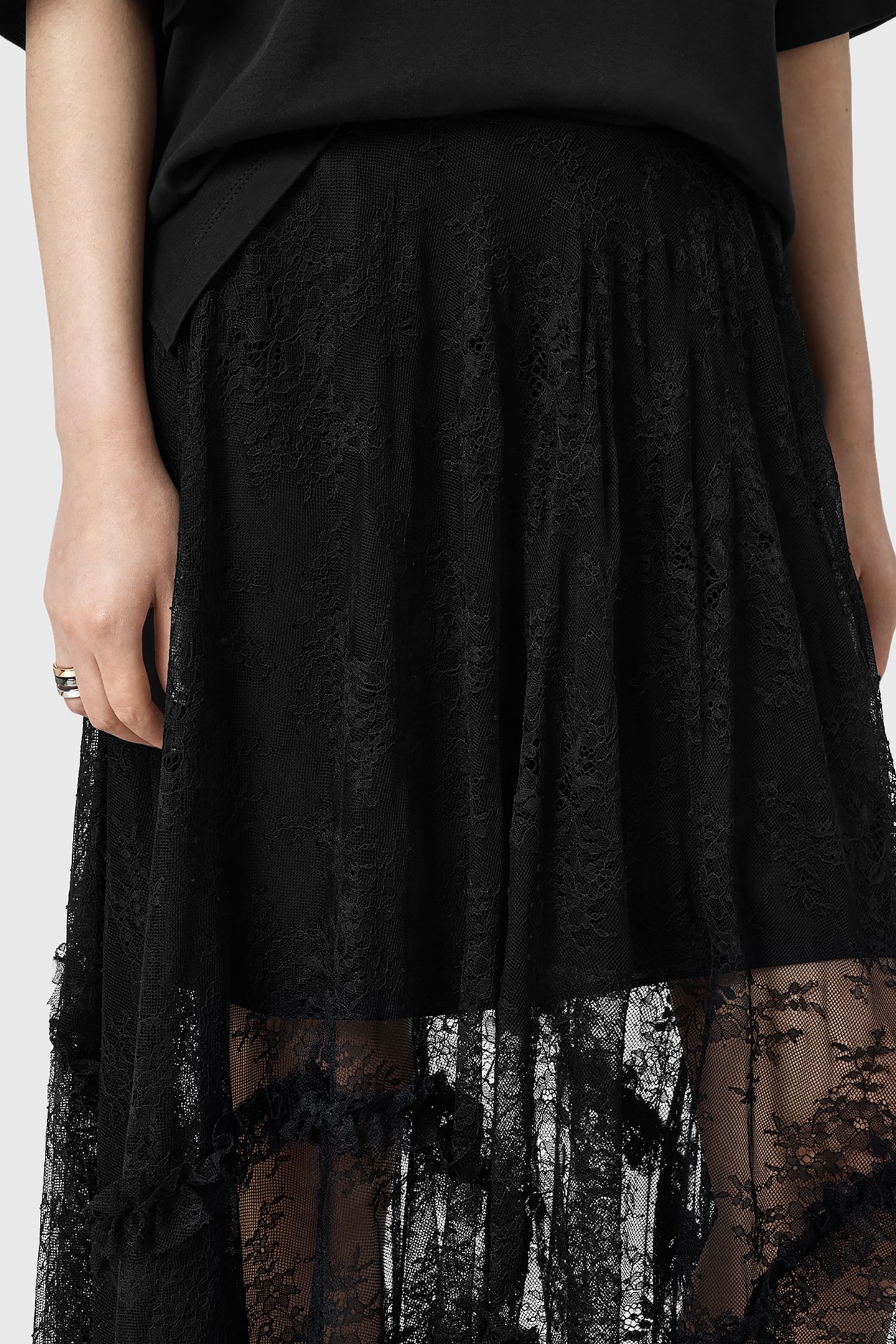JOSIE LACE SKIRT BLACK 7