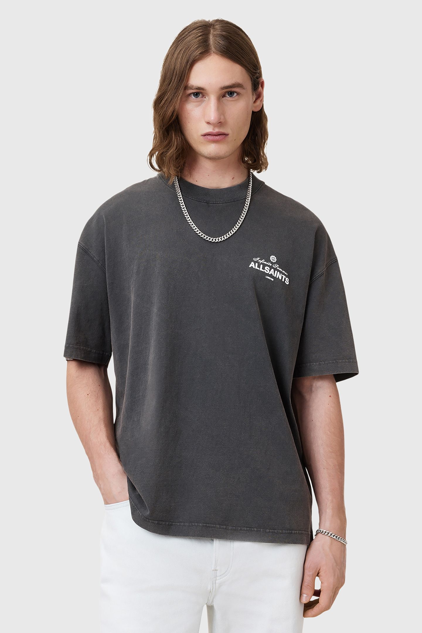 SOLEIL SS CREW WASHED BLACK 1