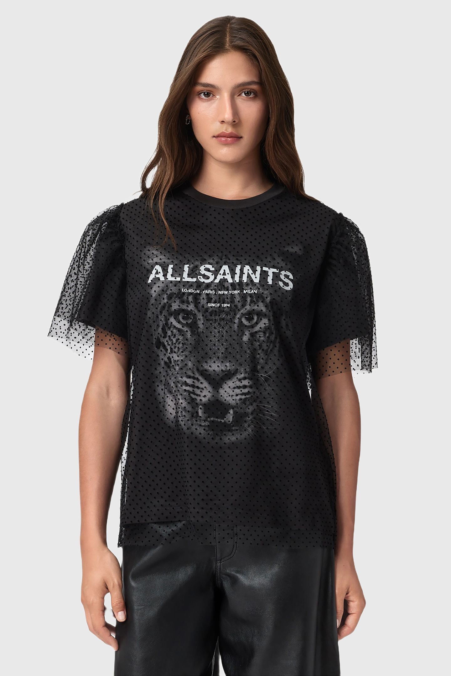 ROAR TEE BLACK 1