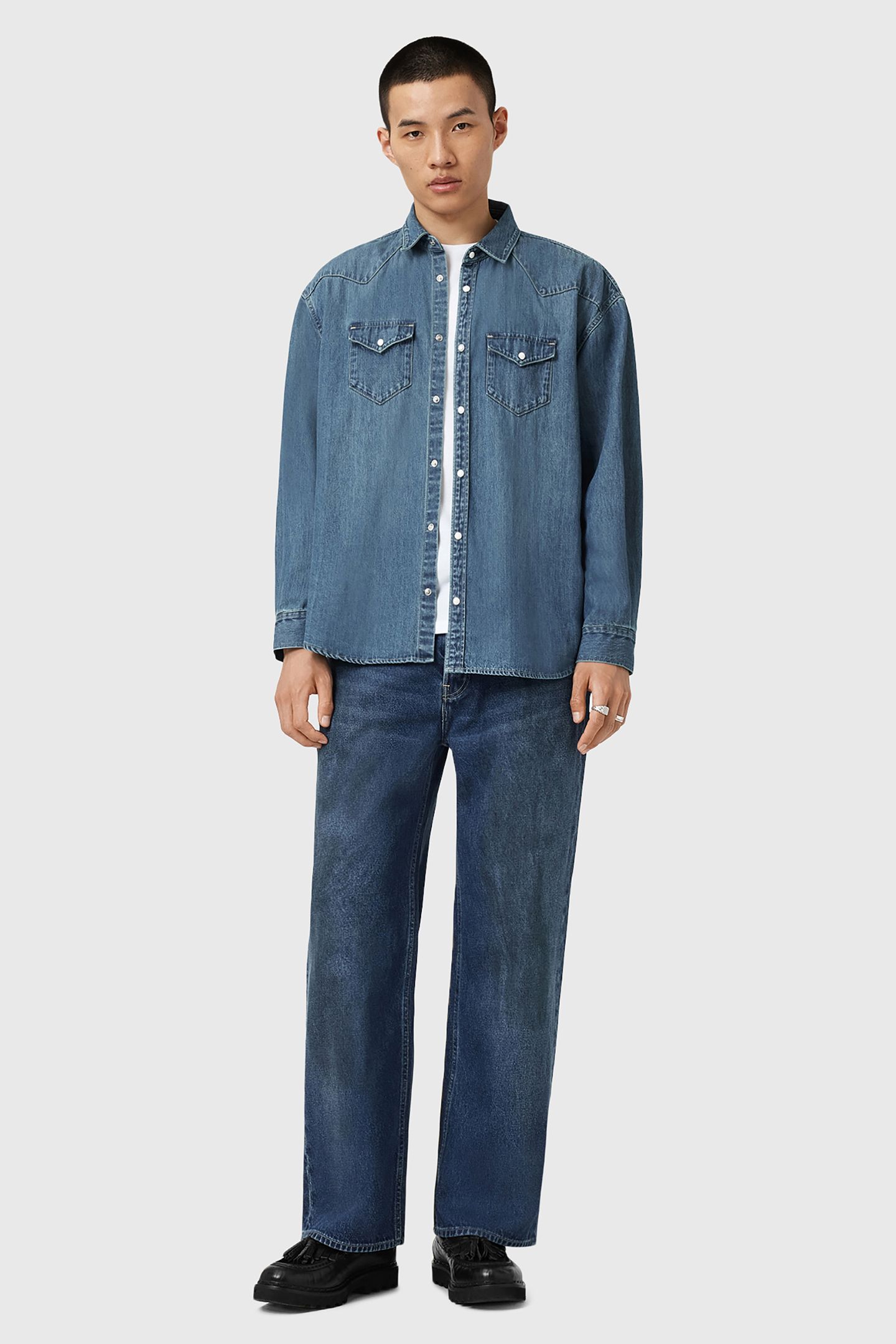 FENTON SHIRT VINTAGE INDIGO 2