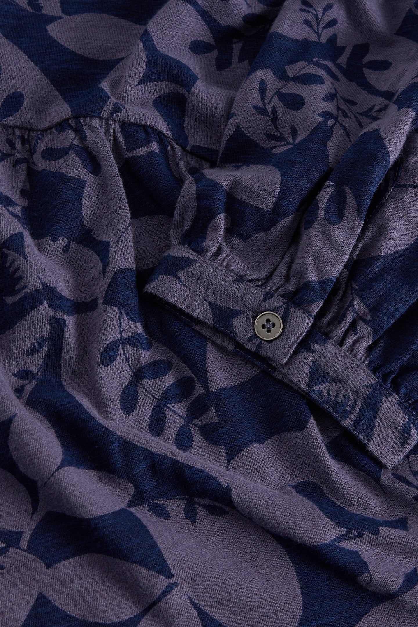 MARLIE JERSEY TUNIC NAVY PRINT 4