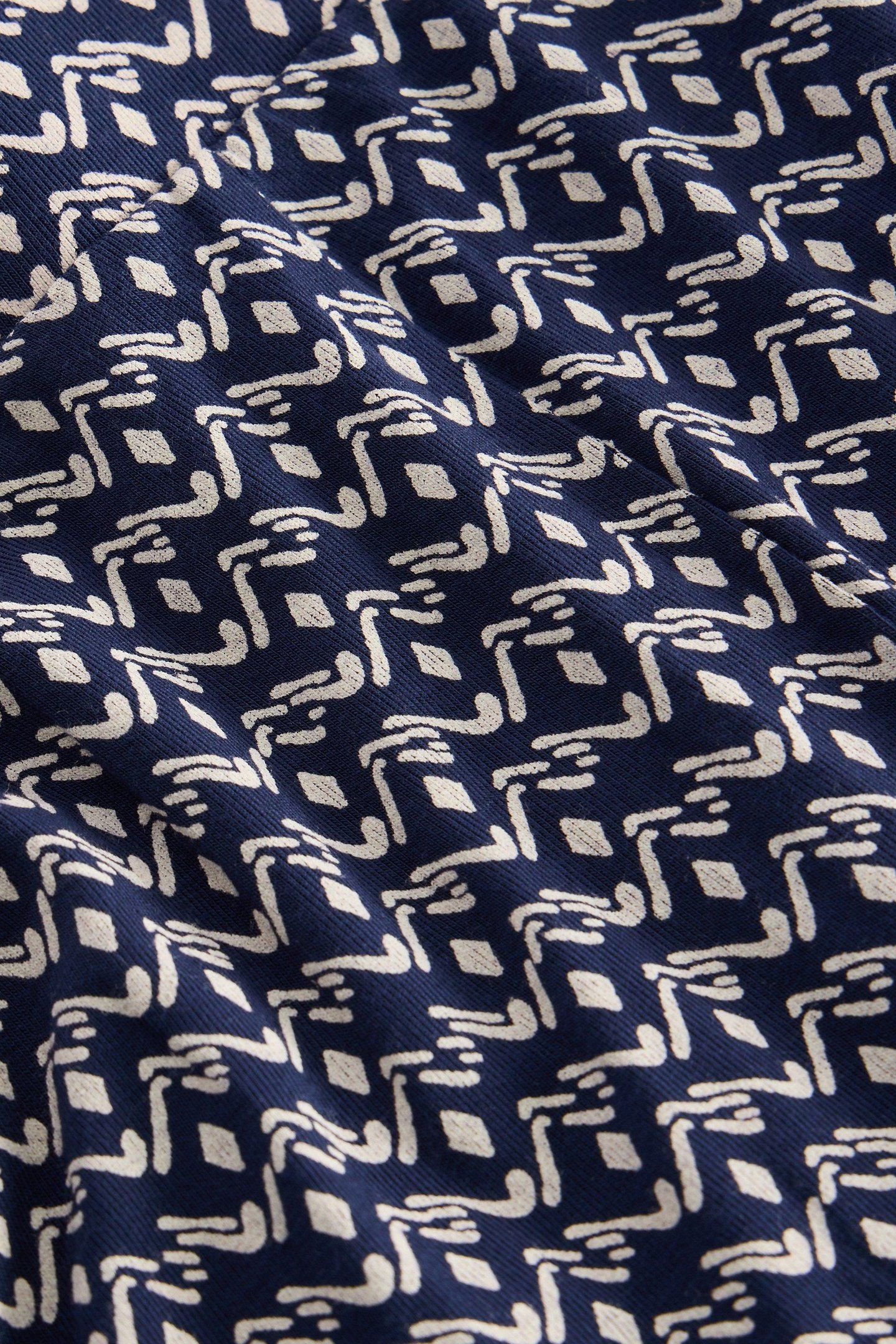 JADA JERSEY MAXI SKIRT NAVY PRINT 4