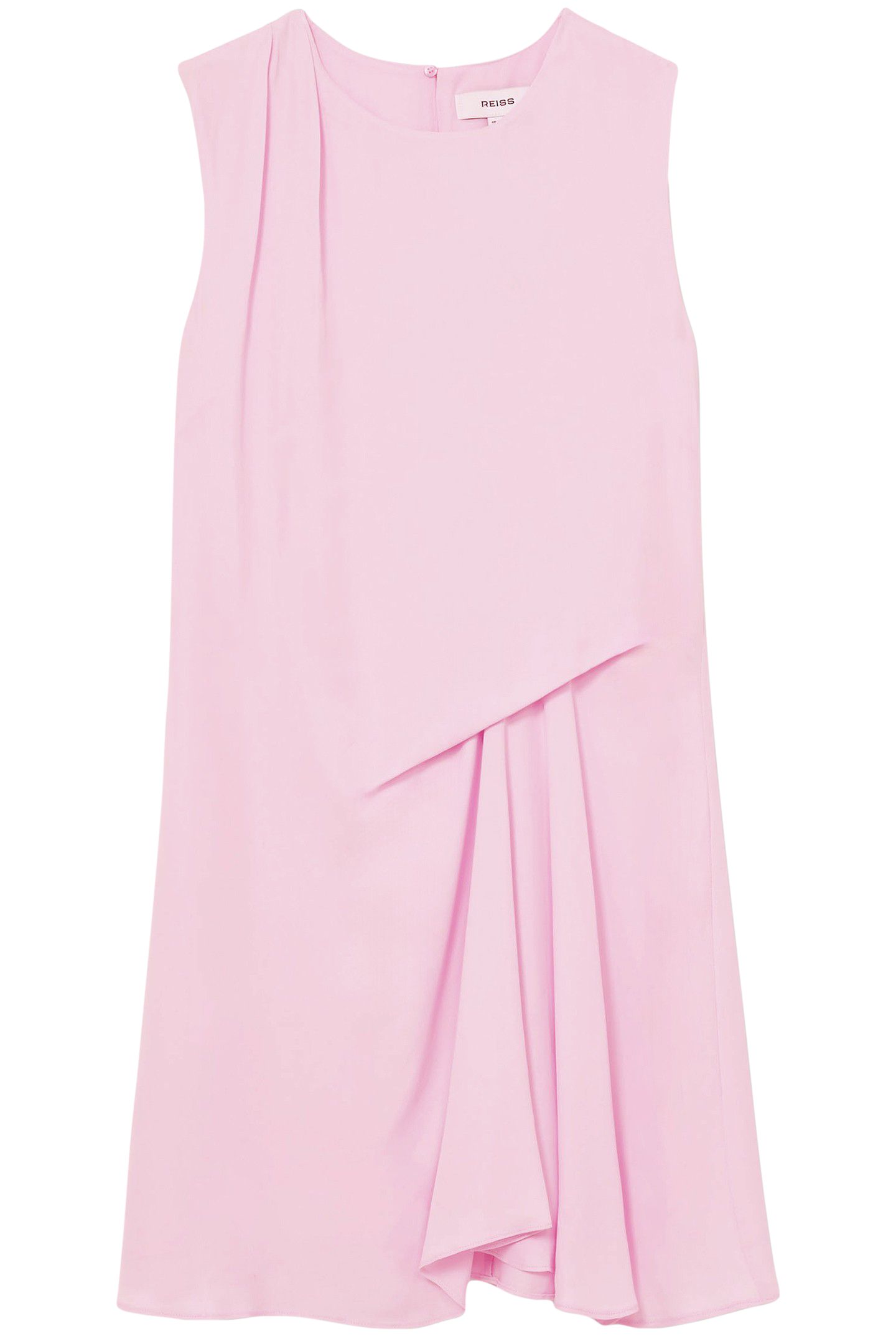 SHORT DRAPE DRESS PALE PINK 4