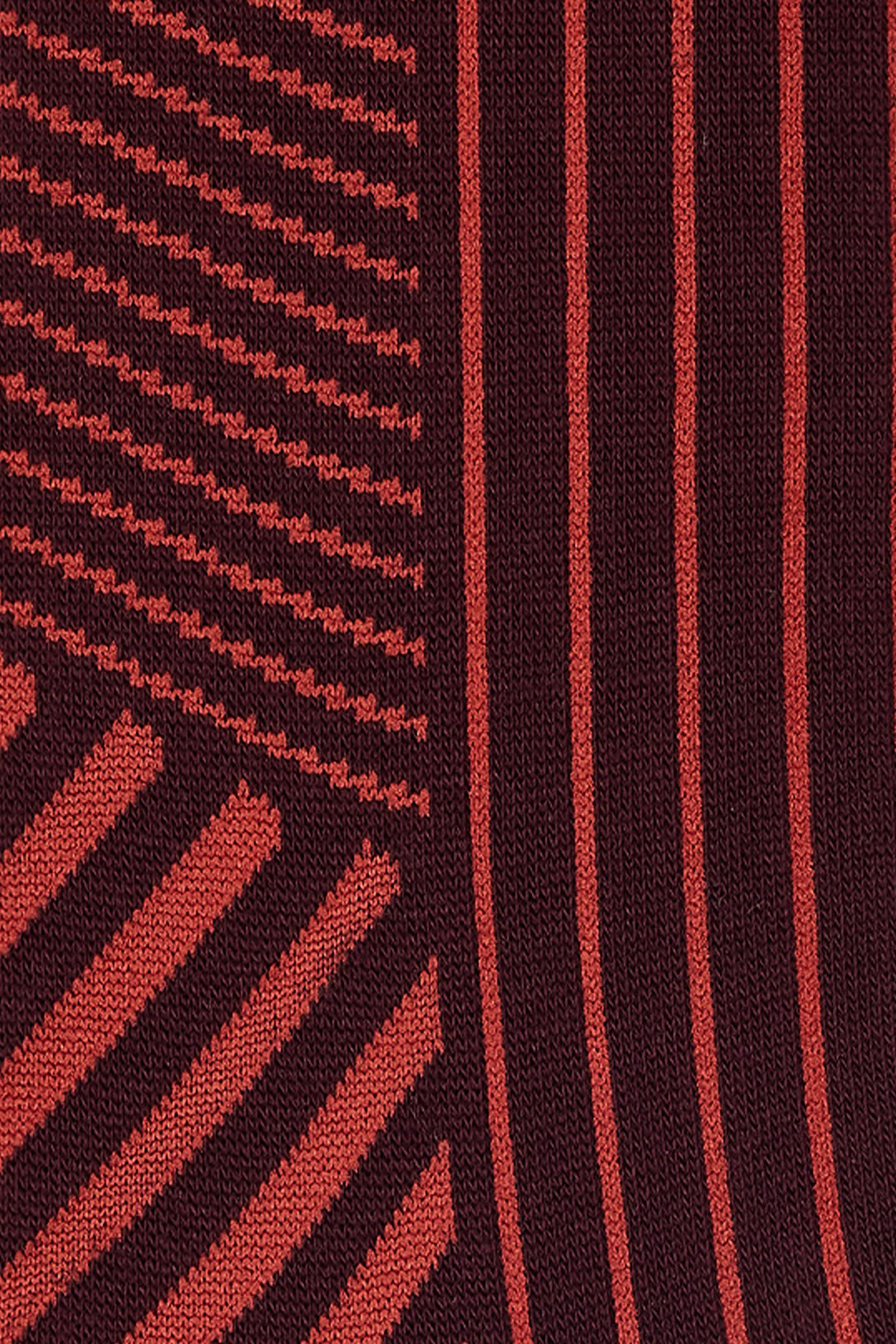 SOCK HAYDEN STRIPE BURGUNDY/ BORDE 3
