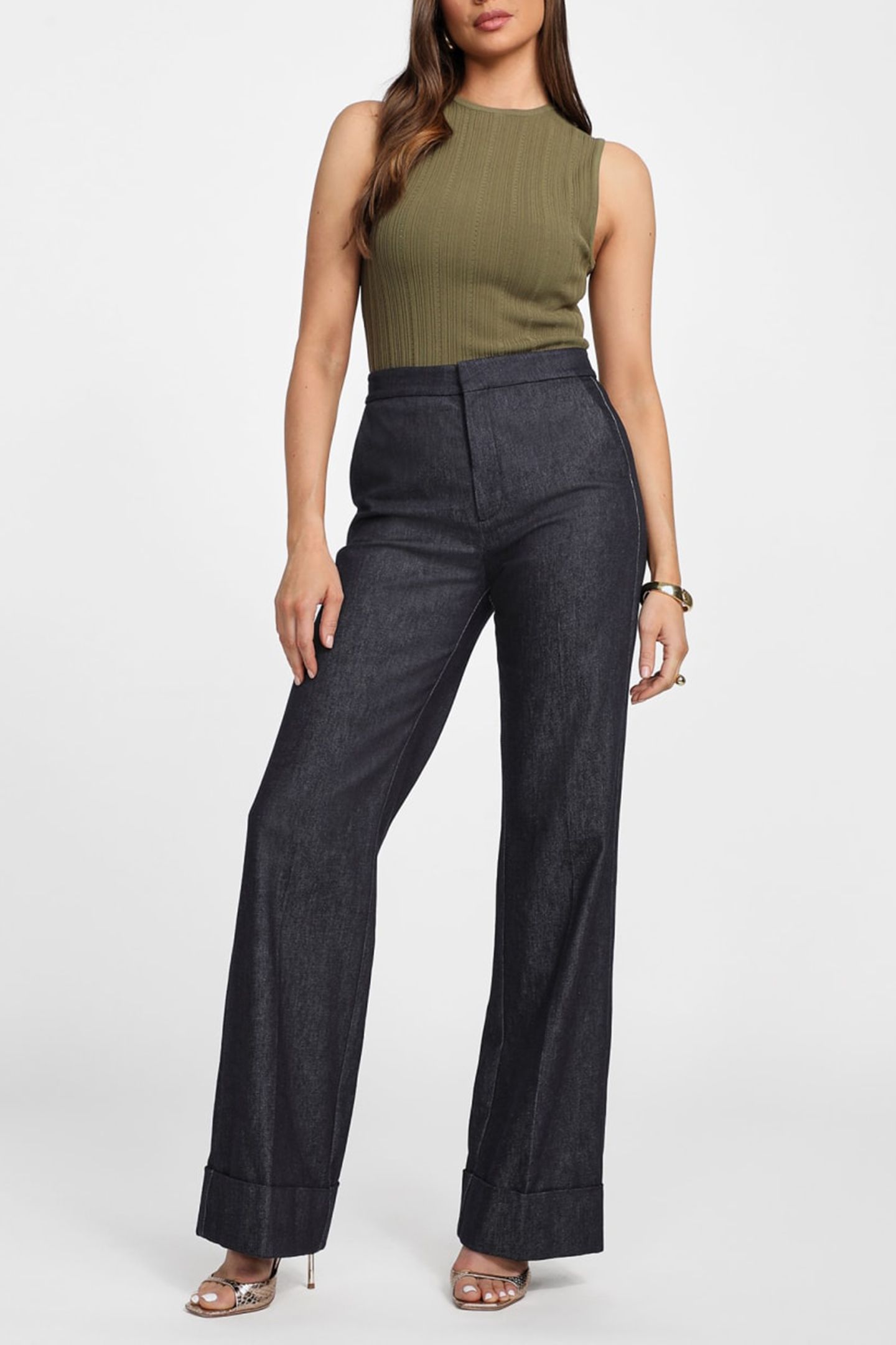 MARCIANO BY GUESS GLAM DE NUIT PANT DARK WASH 2
