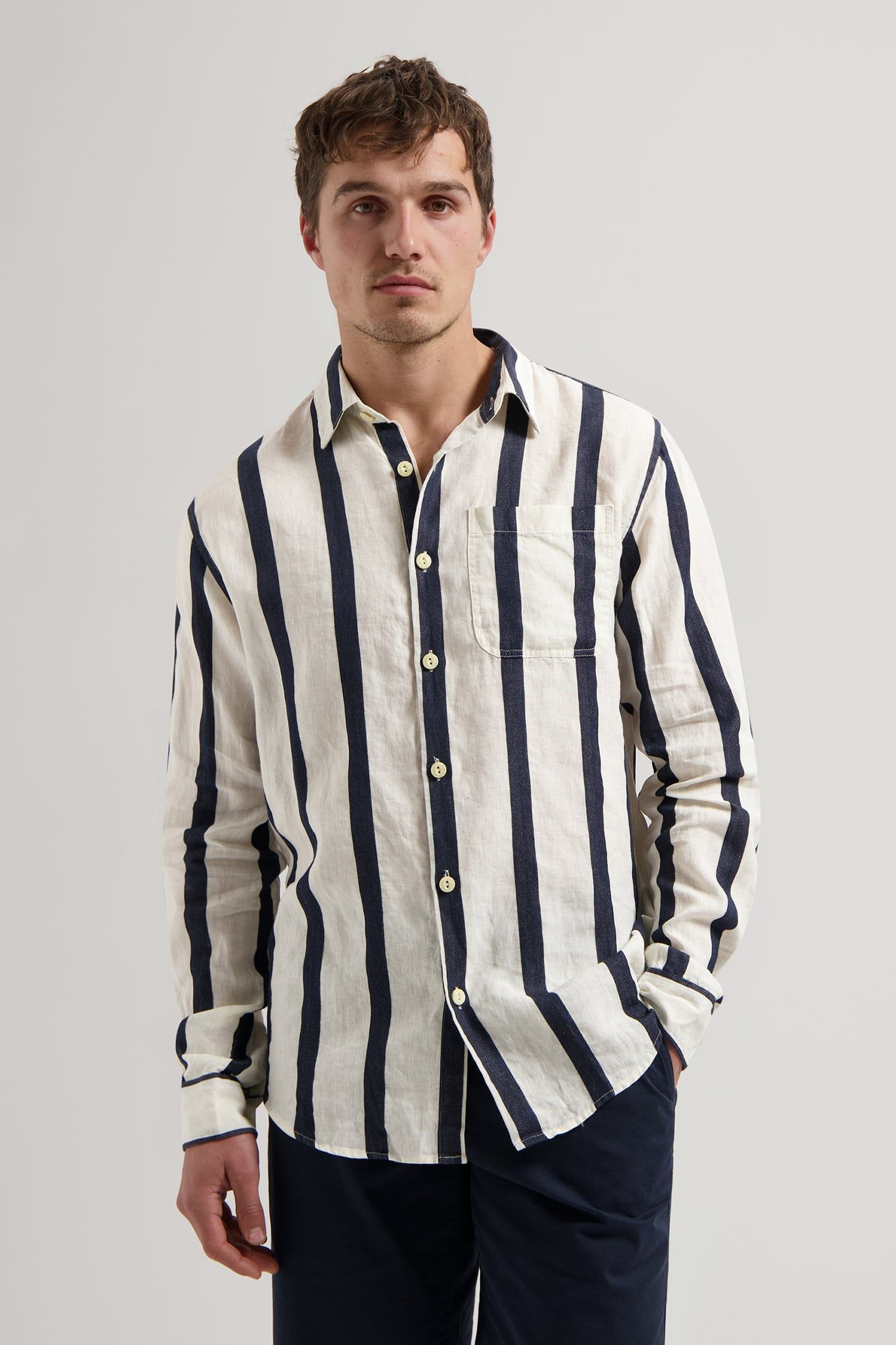 DS-MILLER SHIRT DK. NAVY 1
