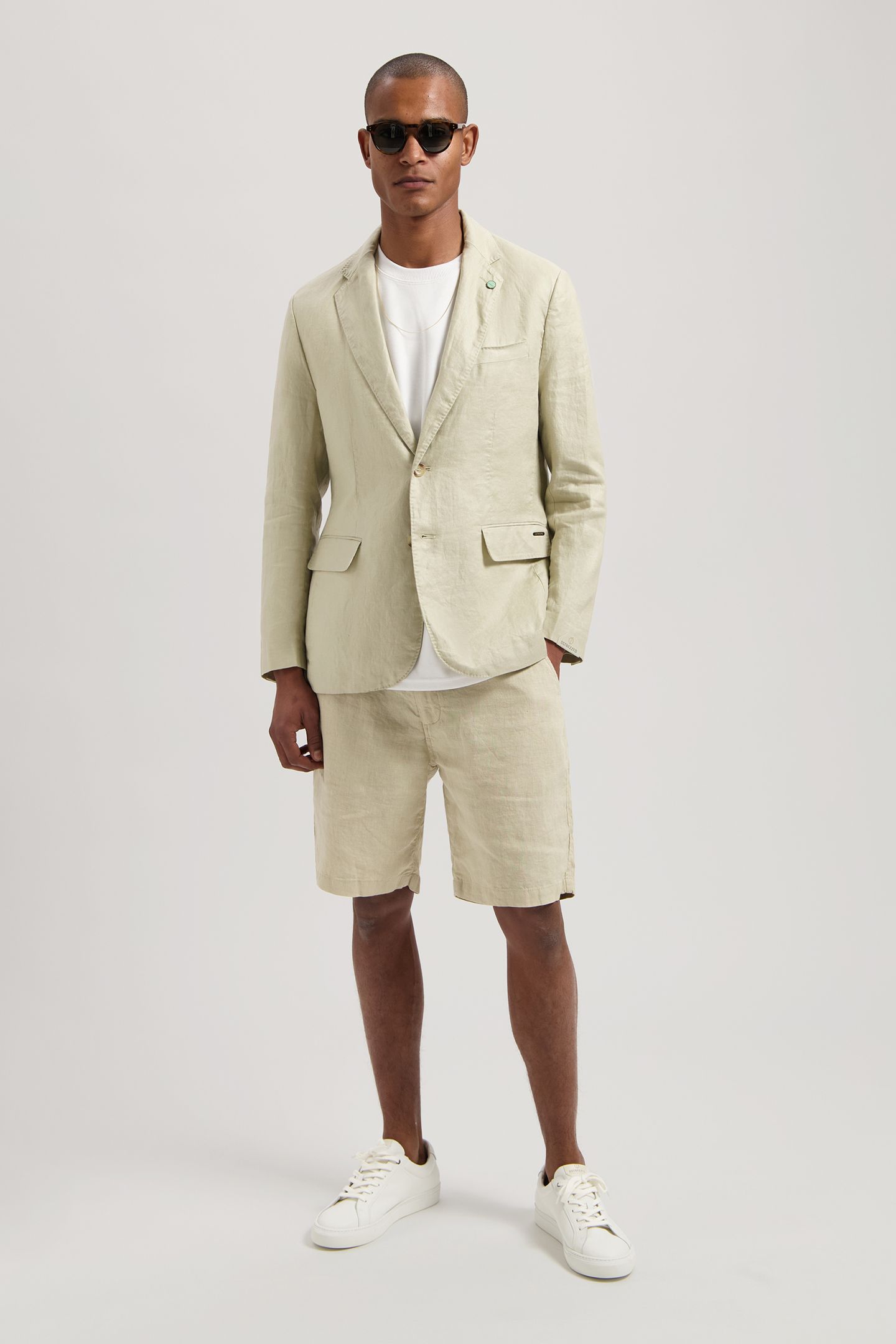 DS-CRIS LINEN TWILL BLAZER SAND 3
