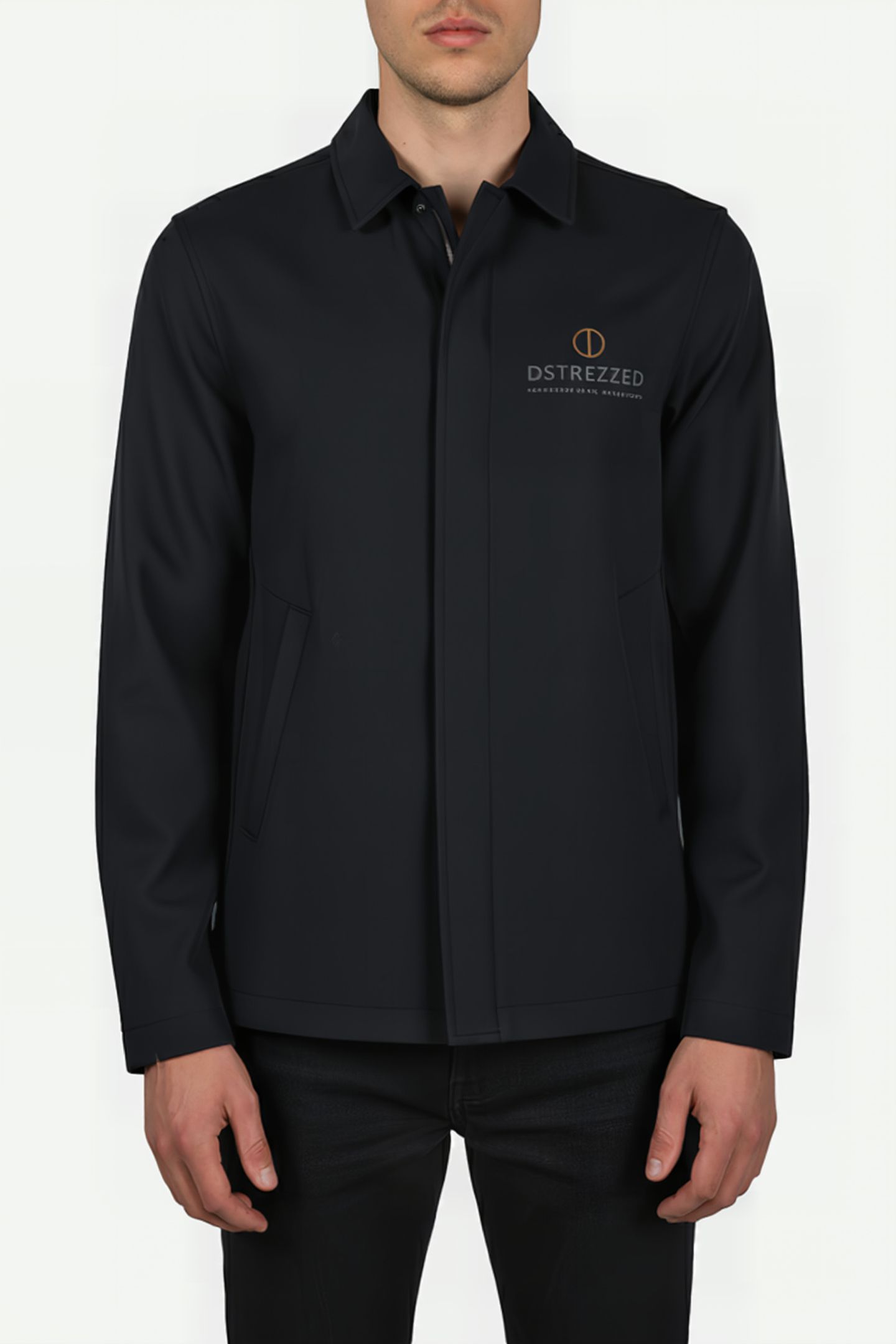 DS_RYAN LOGO JACKET BLACK 1