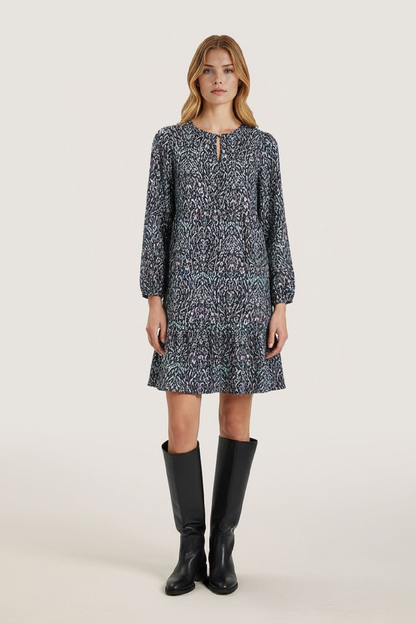 DRESS POPLIN MAGIC EARTH PRINT 1