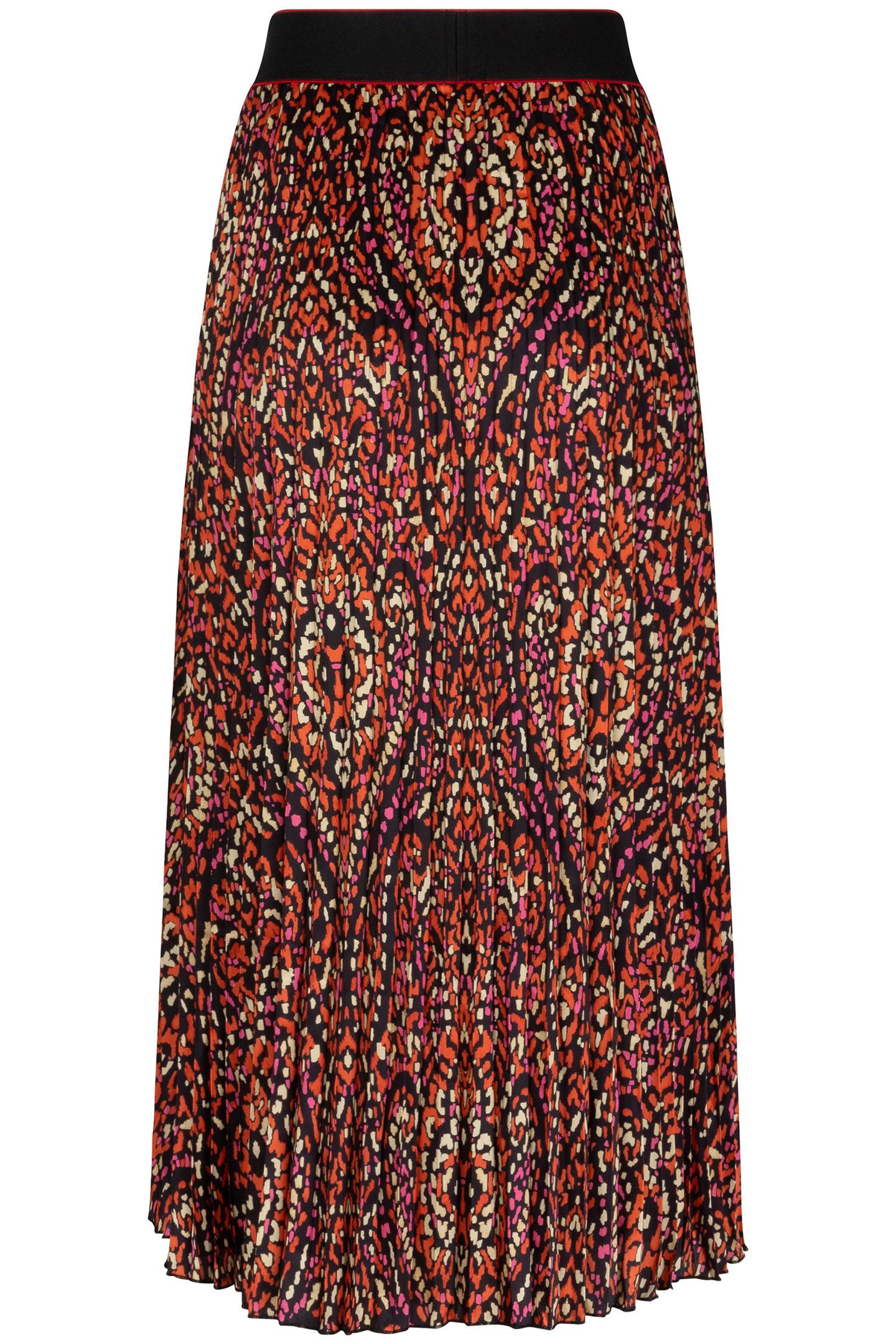 SKIRT PLISSE SATEEN REWILDING PRINT 5
