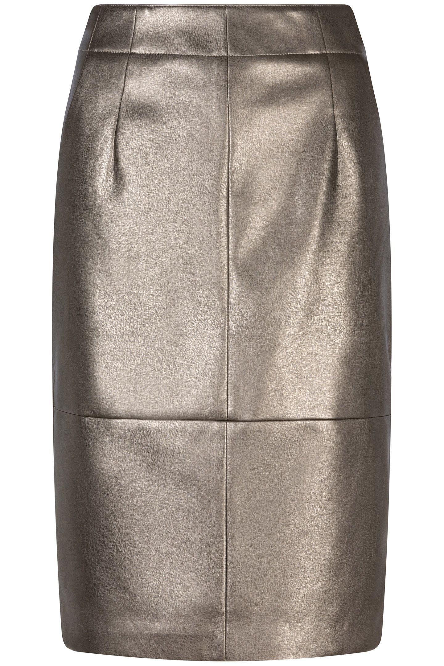 SKIRT PENCIL PU SOFT GOLD 4