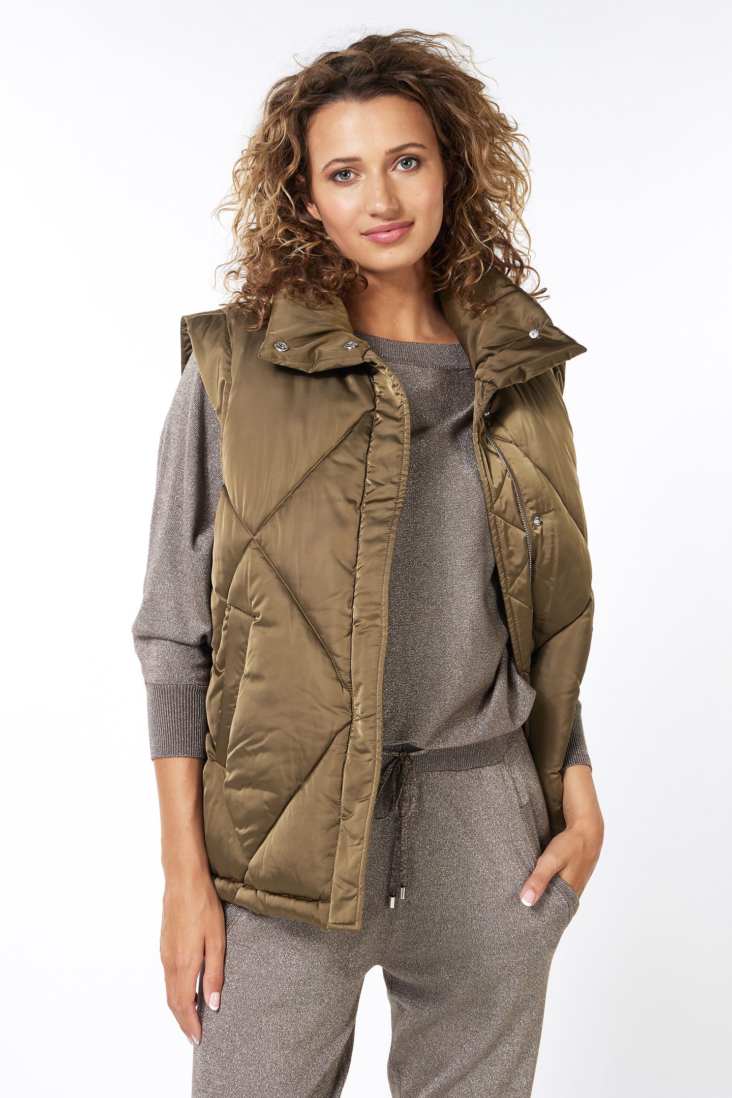 BODYWARMER COL ARMY GREEN 1