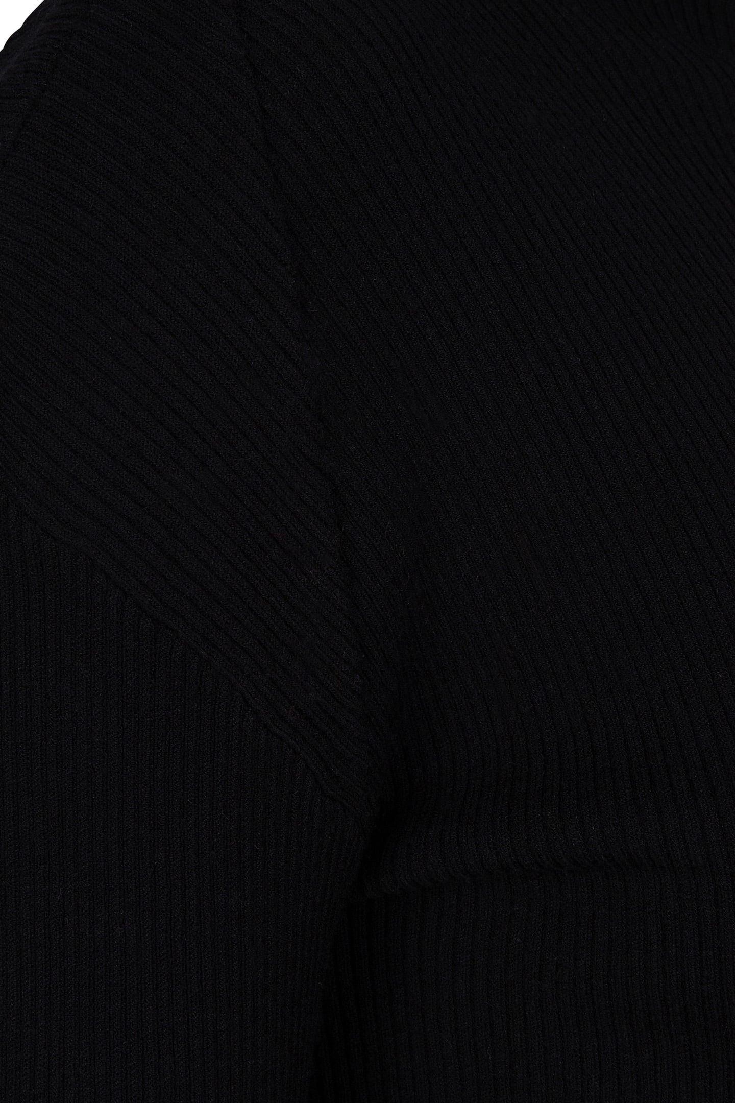 TOP RIB SLV/LSS BUTTONS COL BLACK 3