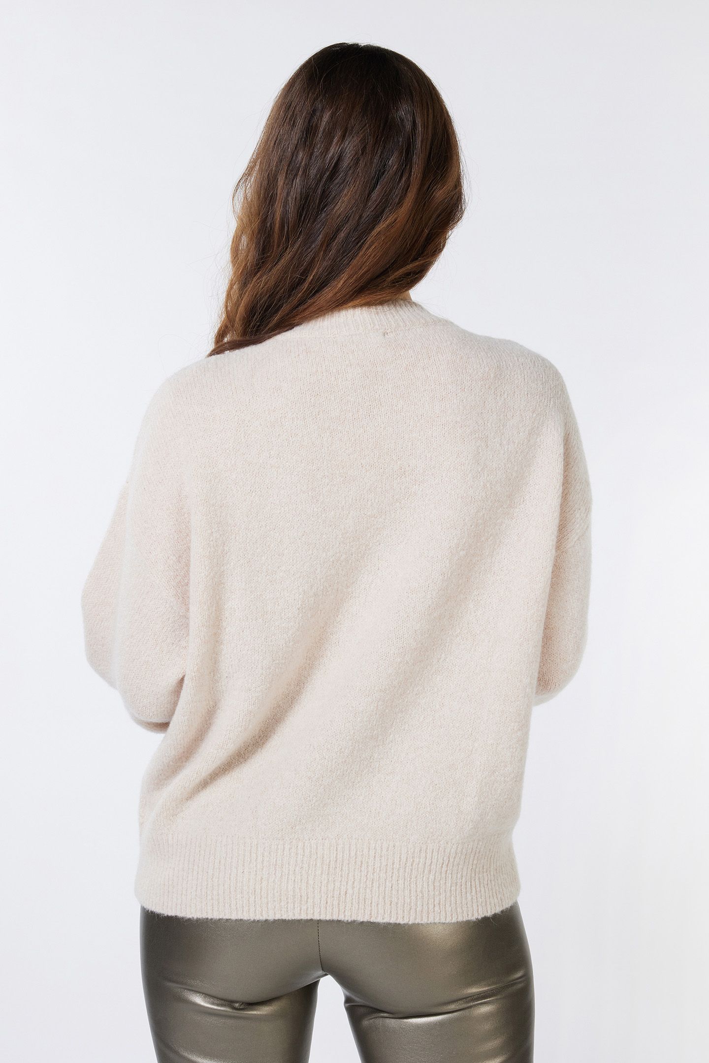 SWEATER FRINGES LIGHT SAND 3