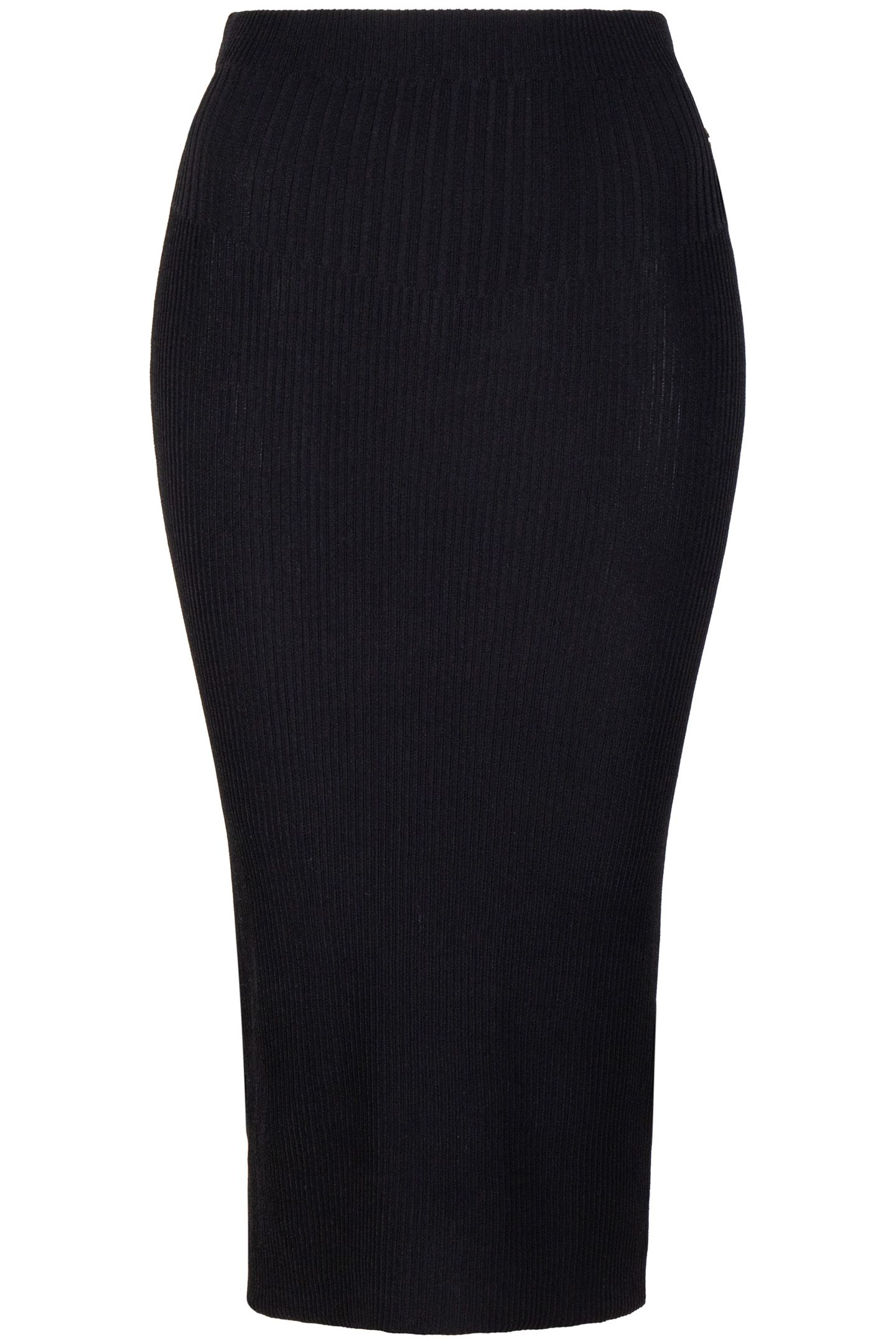 SKIRT KNITTED MIXED RIB BLACK 5