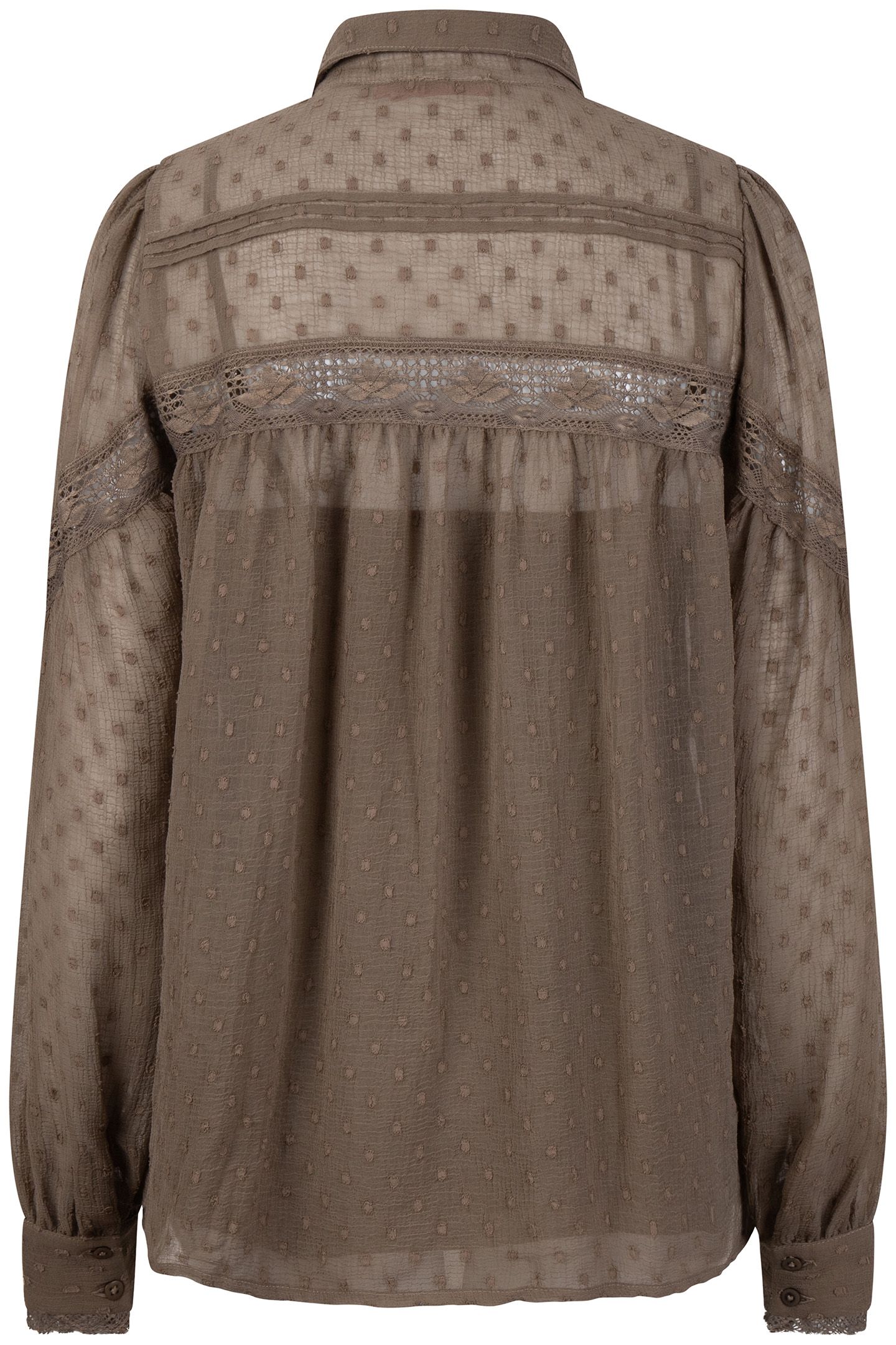 BLOUSE TAPES PLUMETIS ARMY GREEN 6