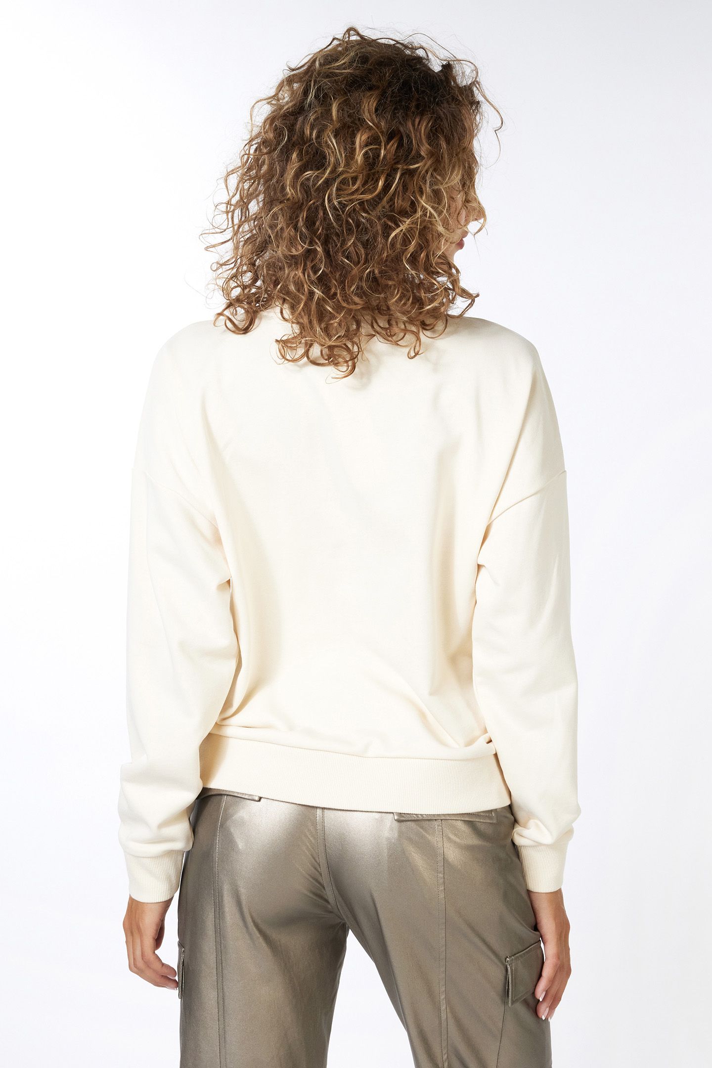 SWEATER OVERSIZED ESQUALO SWEAT LIGHT SAND 4