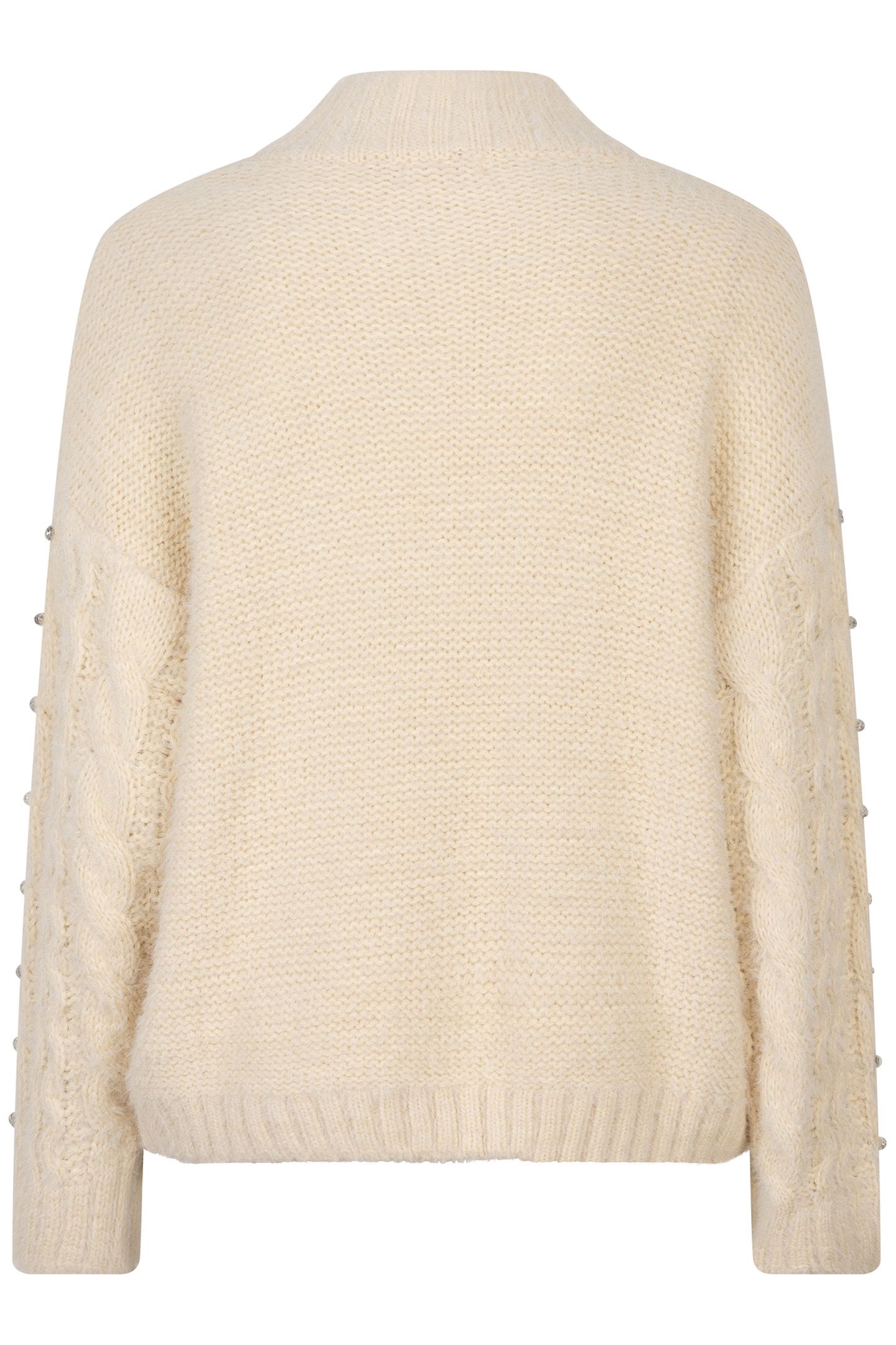 SWEATER CABLE STONES BISCUIT 5