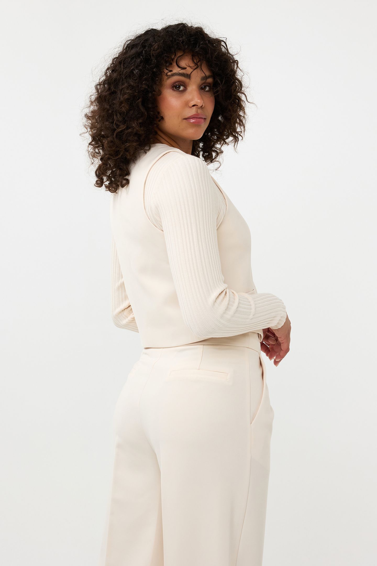 GILET SHORT CITY BEIGE 4