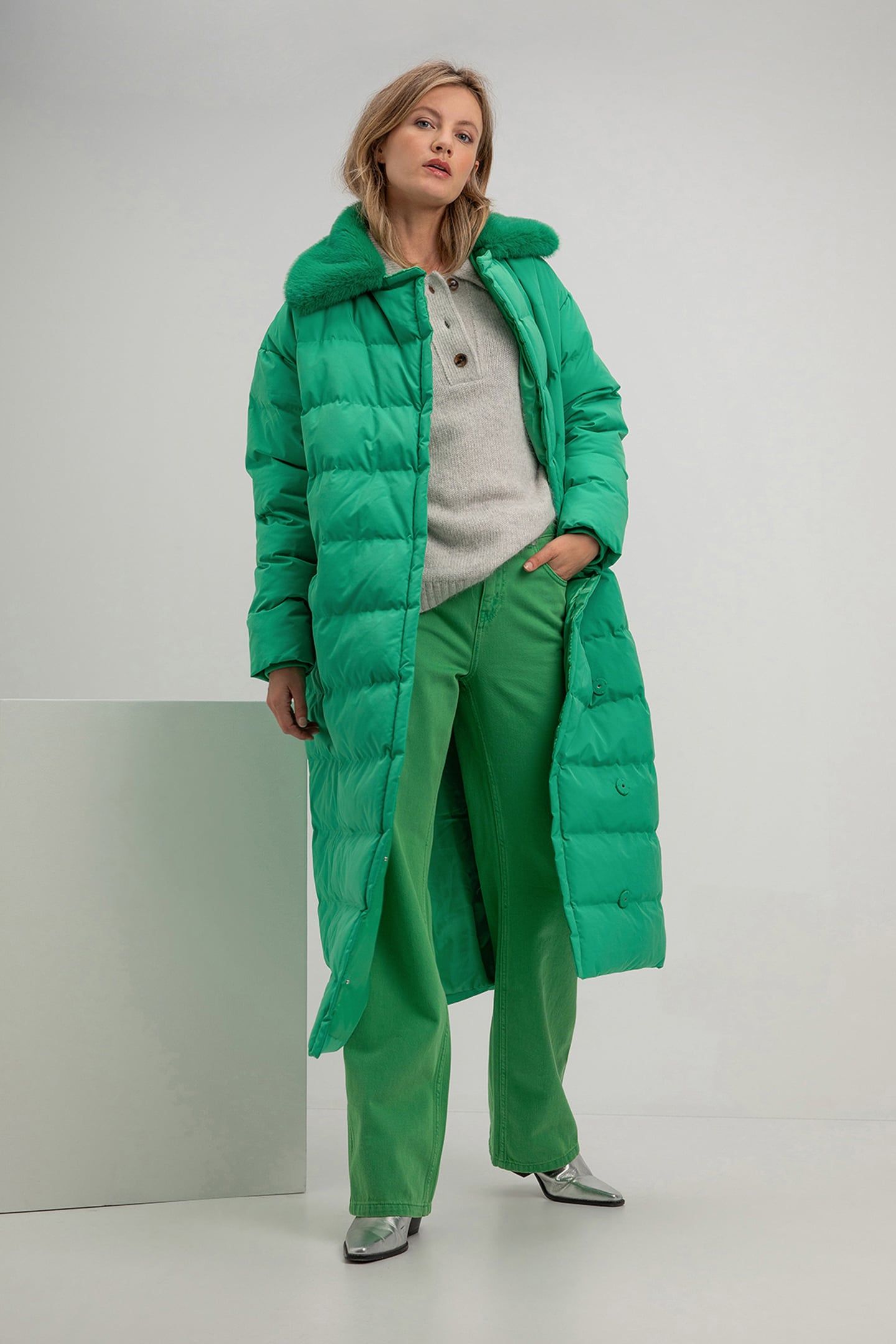 SUZE COAT PARROT GREEN 3