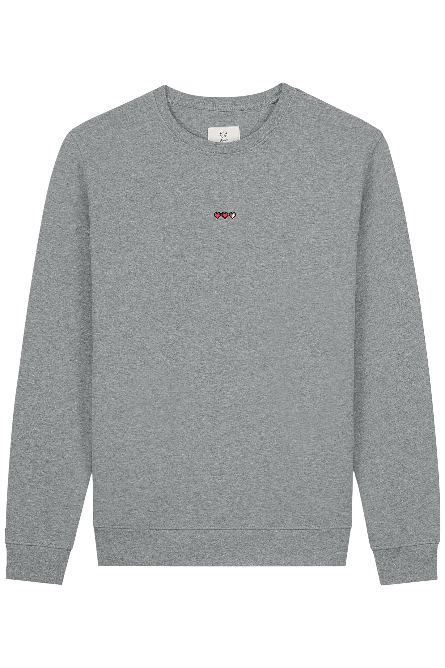 SWEATSHIRT HANK HEARTS GREY 3