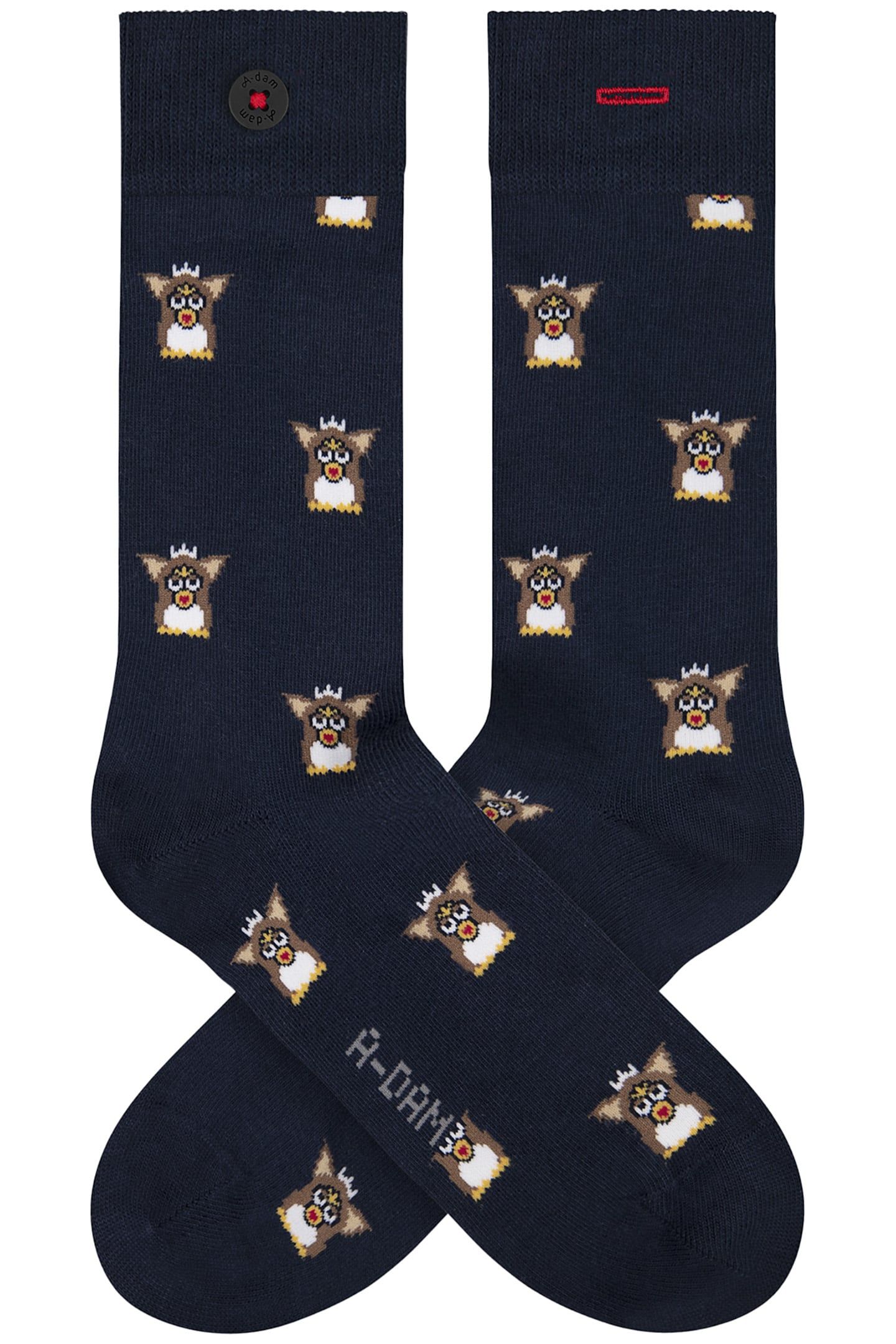 UNISEX A-DAM 4-PACK CASUAL SOCKS MULTICOLOR 4