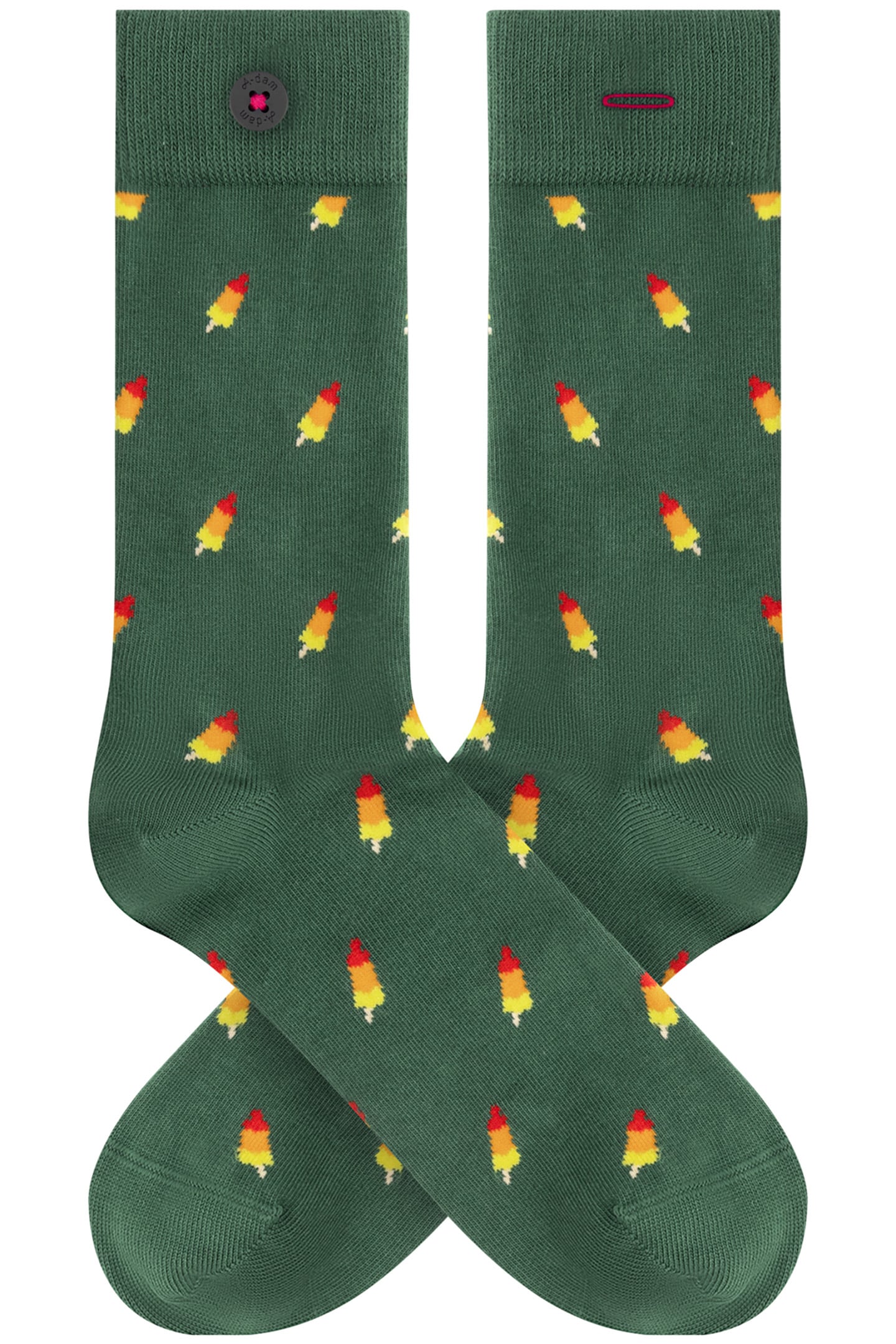 UNISEX A-DAM 4-PACK CASUAL SOCKS MULTICOLOR 4