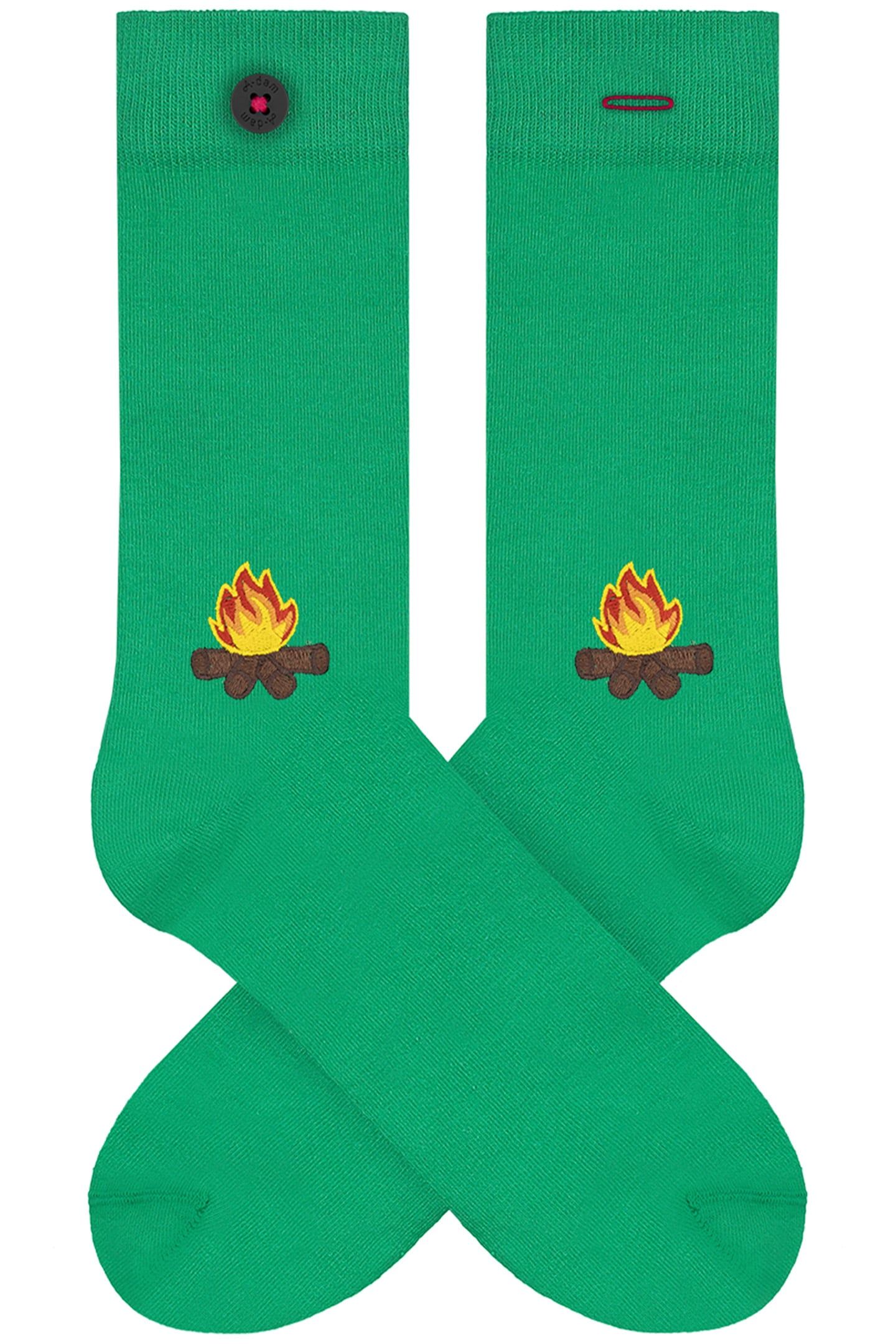 UNISEX A-DAM 4-PACK CASUAL SOCKS MULTICOLOR 2
