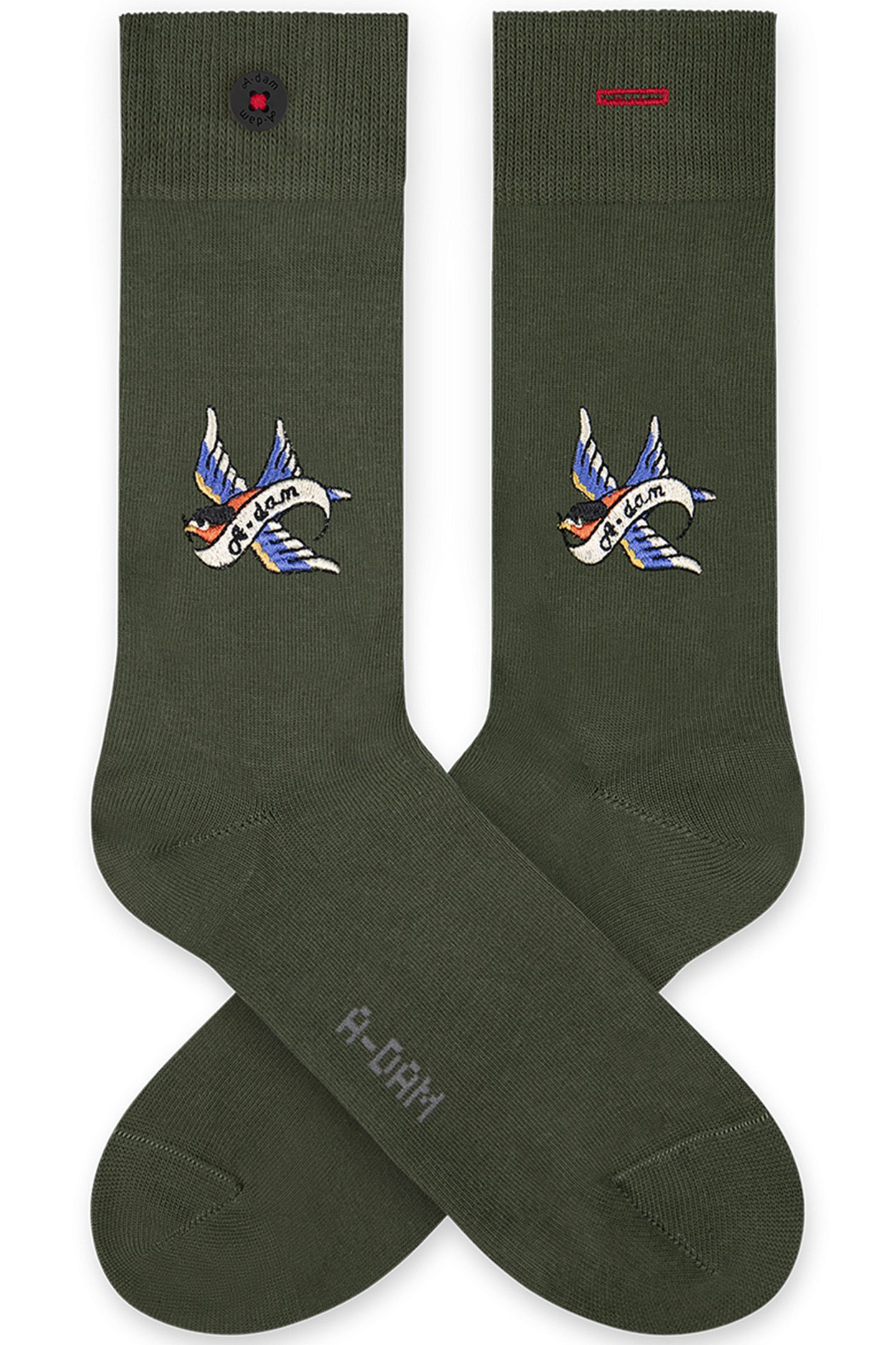 UNISEX A-DAM 4-PACK CASUAL SOCKS MULTICOLOR 3