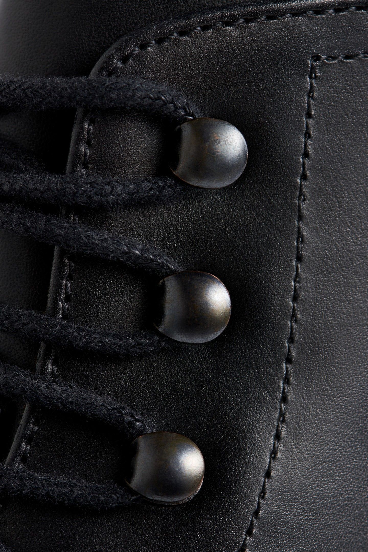 LEATHER-BOOT-BLACK BLACK 6