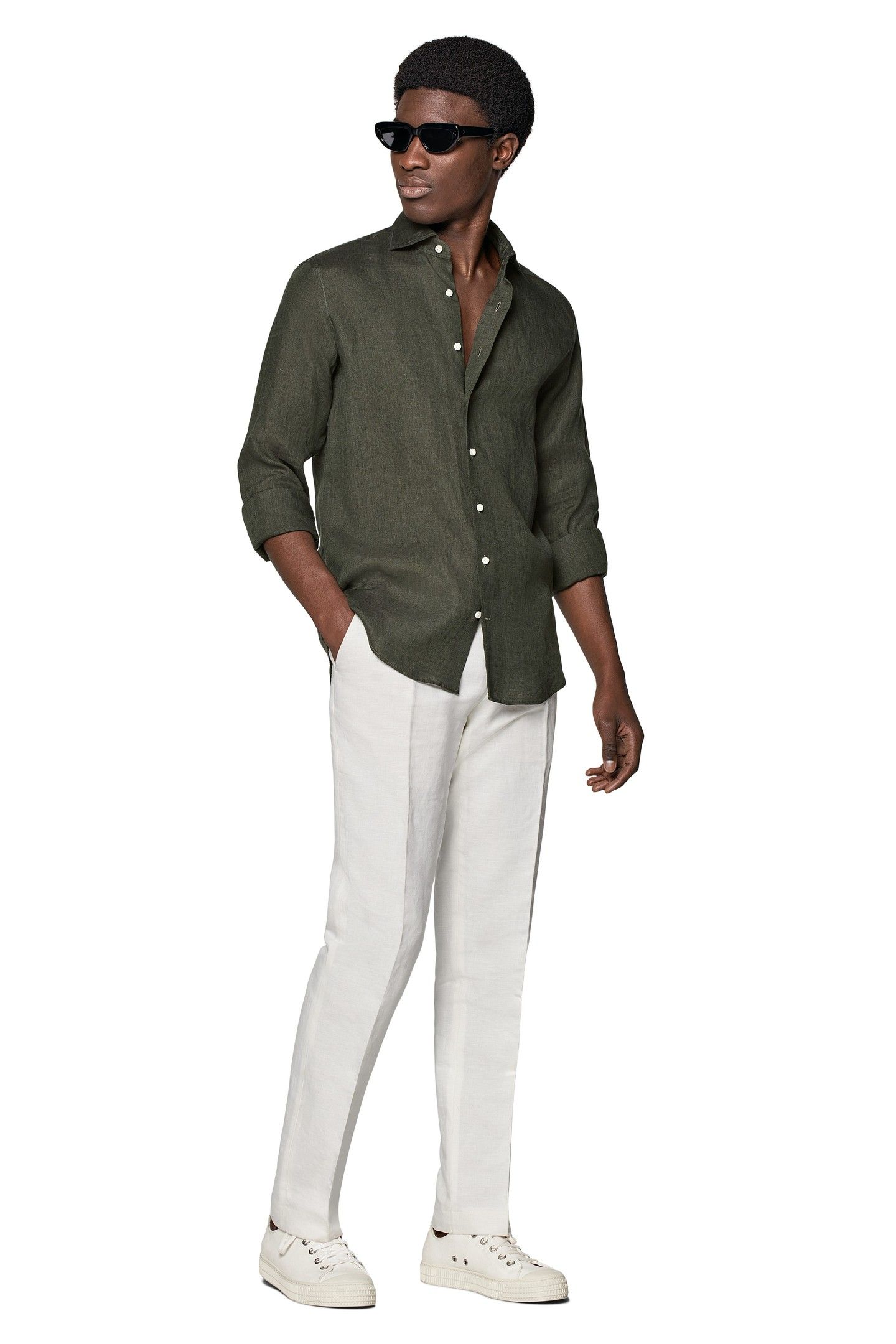 PURE LINEN GREEN 2