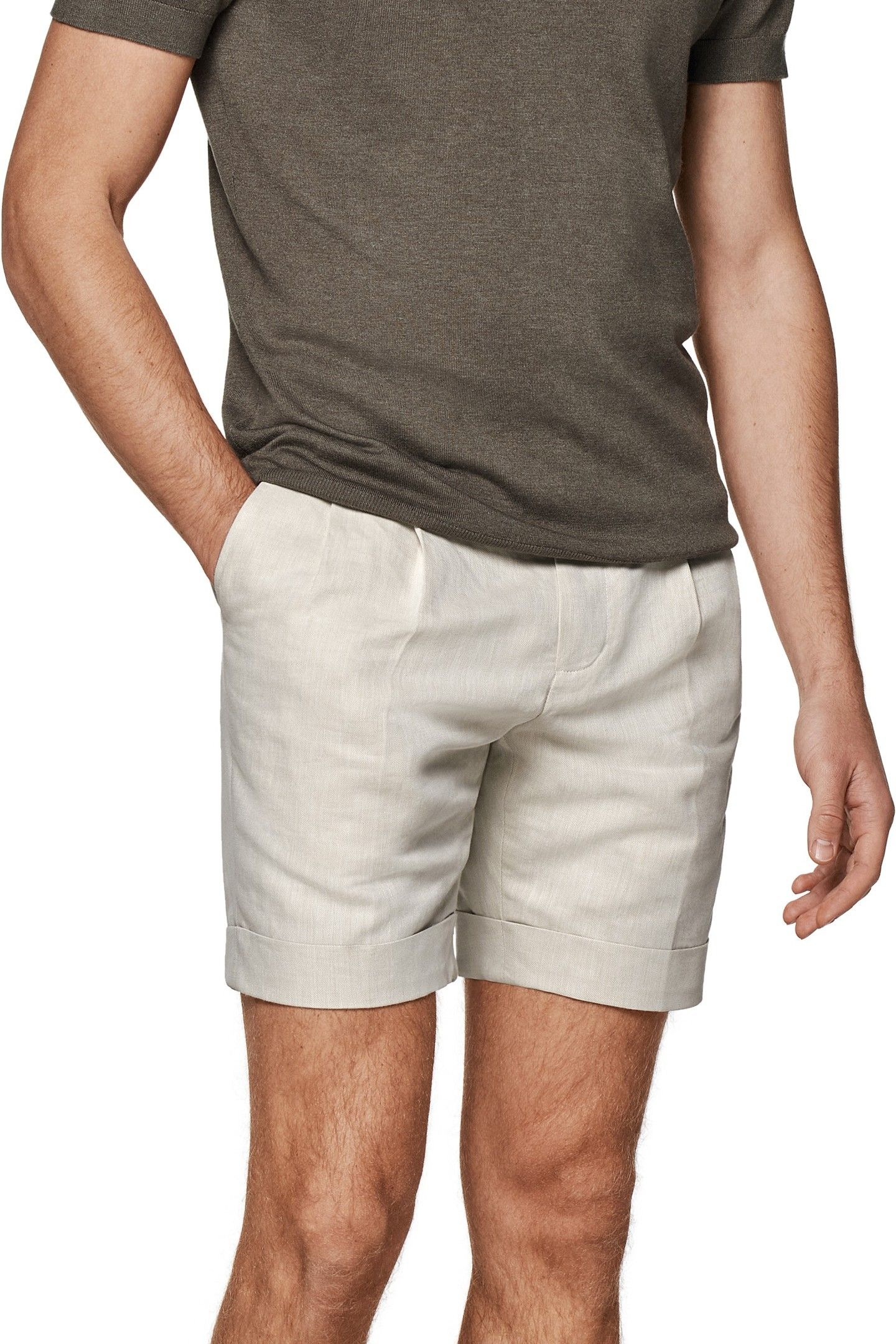 BUTTONLESS POLO LUX TAUPE 4