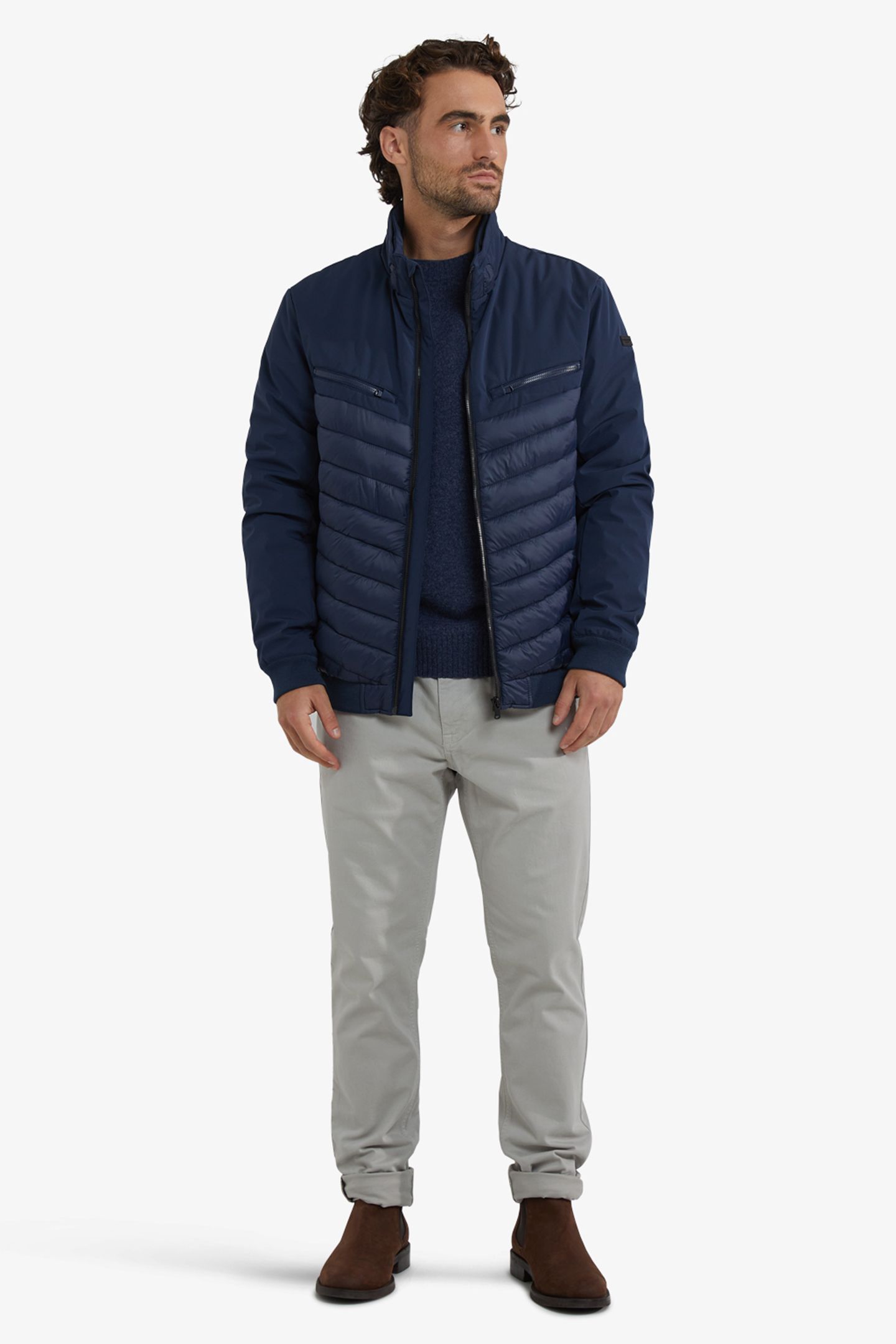 HYBRID JACKET NAVY 2