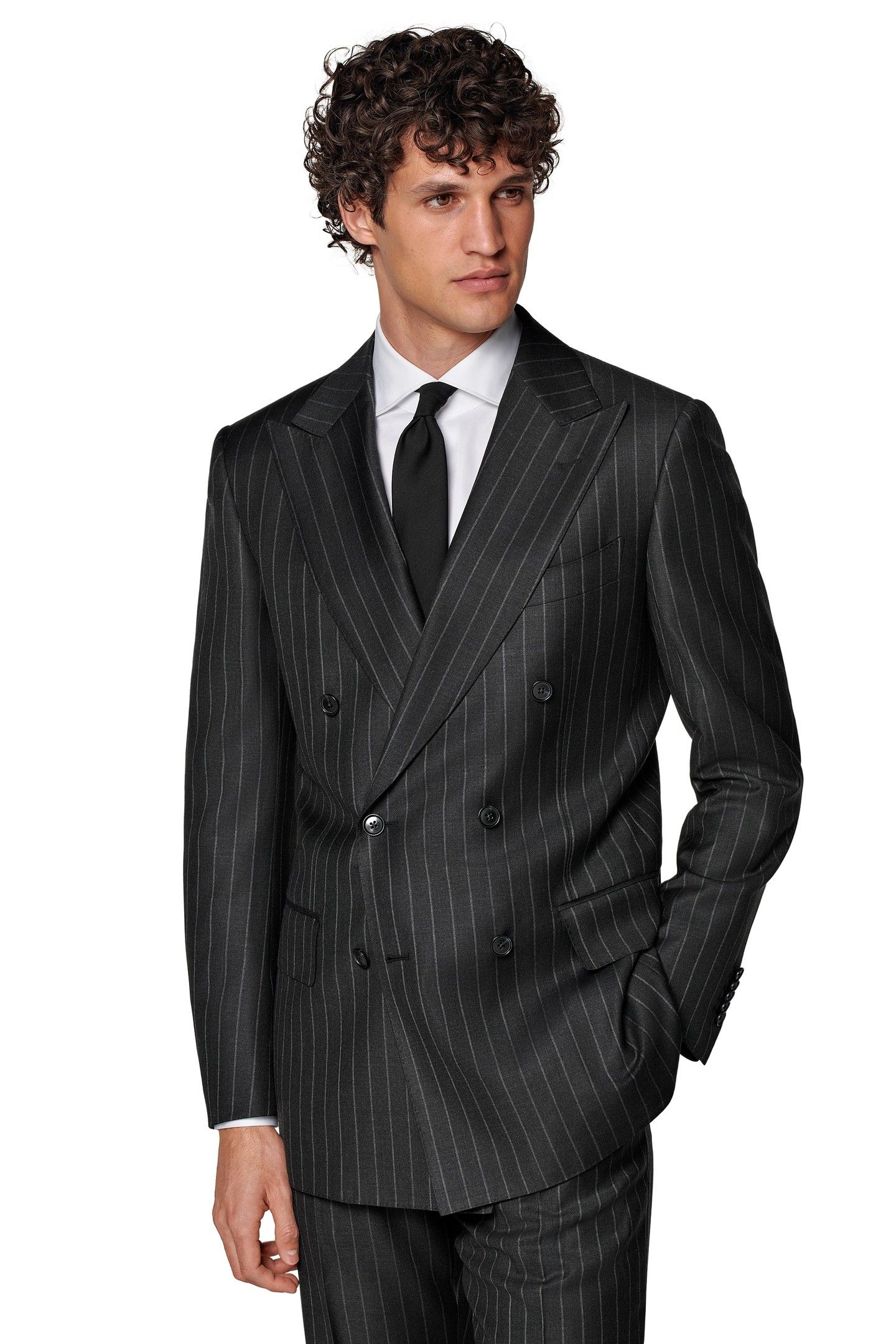 MILANO-DARK GREY-PURE WOOL S130 DARK GREY 3