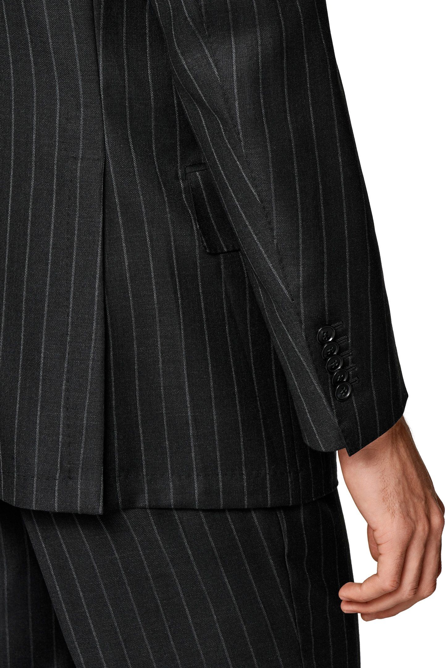 MILANO-DARK GREY-PURE WOOL S130 DARK GREY 8